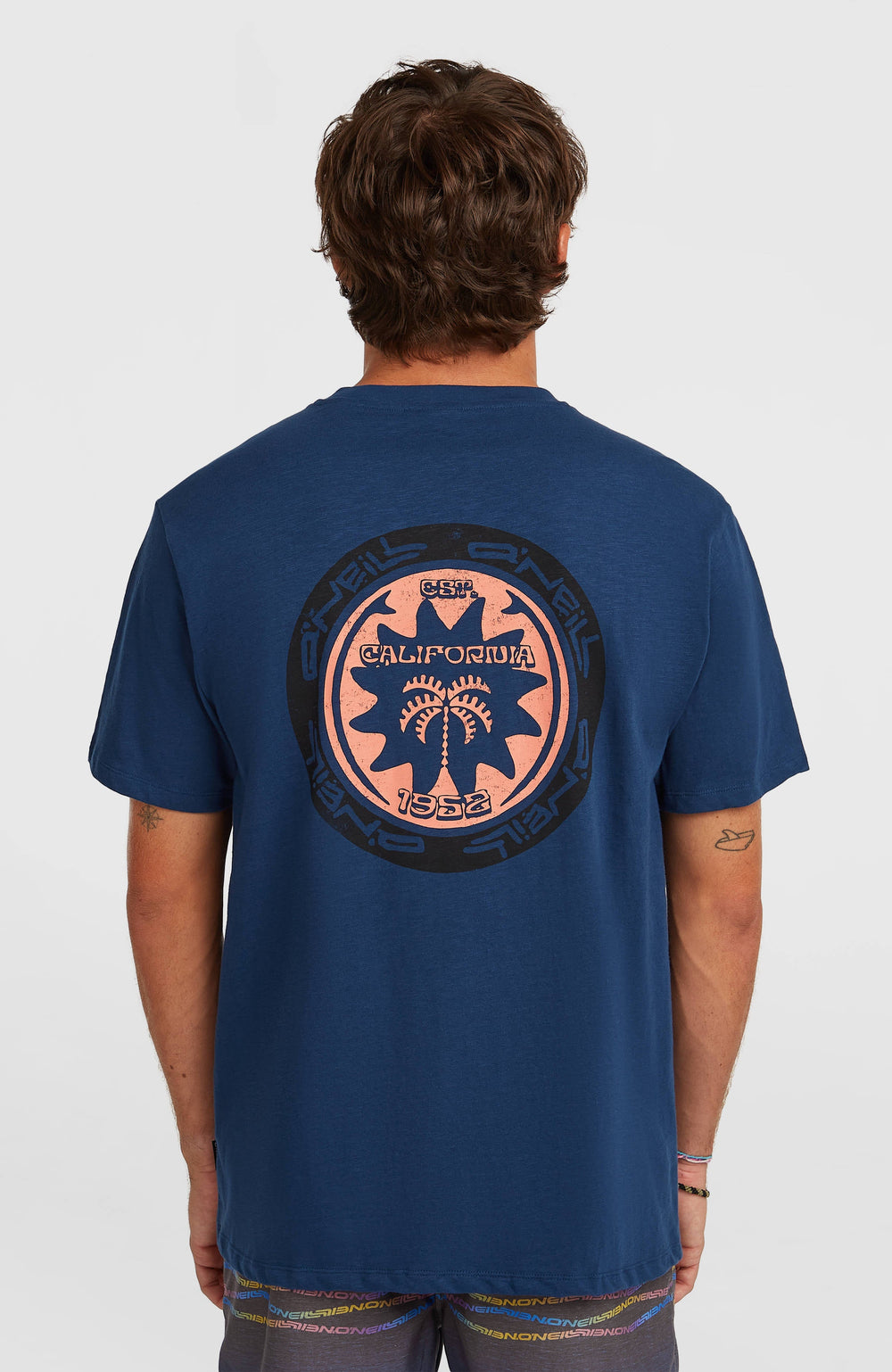 O’Neill Slub Back Print T-Shirt English Evening
