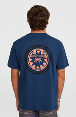 O’Neill Slub Back Print T-Shirt English Evening