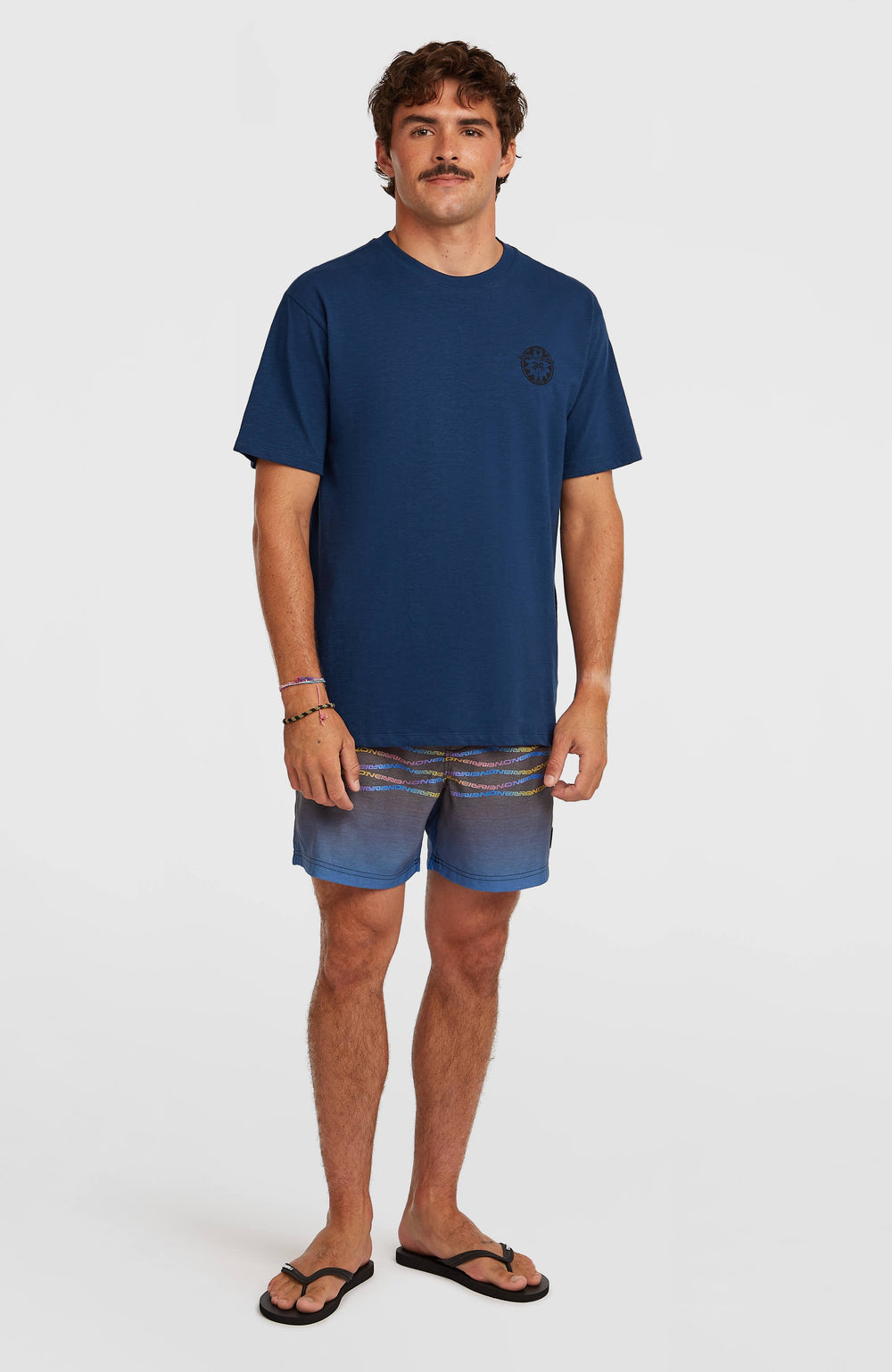O’Neill Slub Back Print T-Shirt English Evening