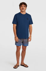 O’Neill Slub Back Print T-Shirt English Evening