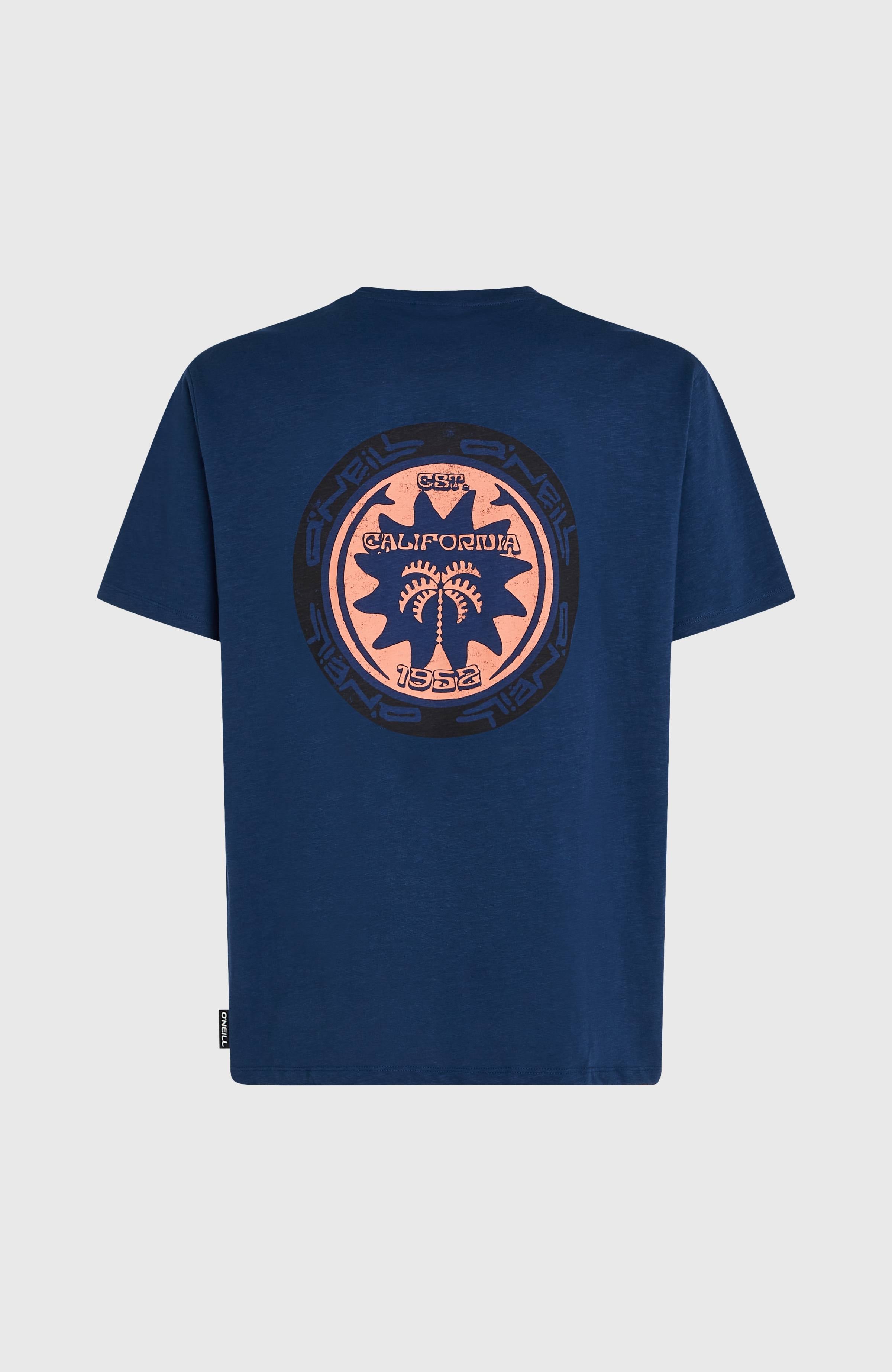 O’Neill Slub Back Print T-Shirt English Evening