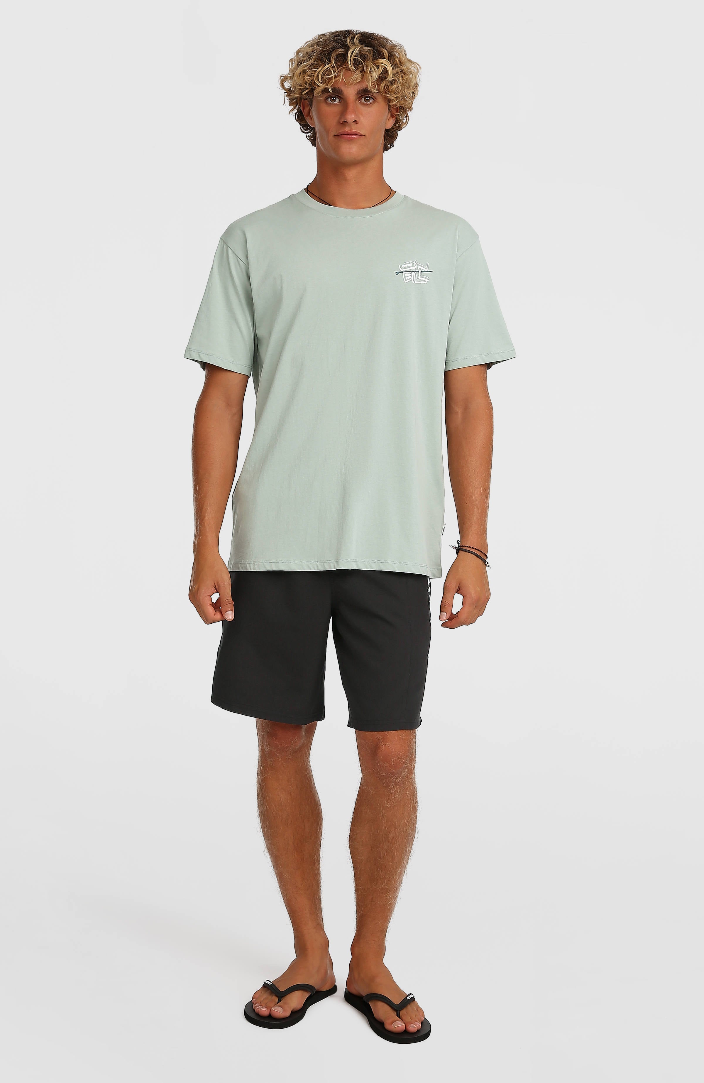 O’Neill Retro Back Print T-Shirt Marble Arch