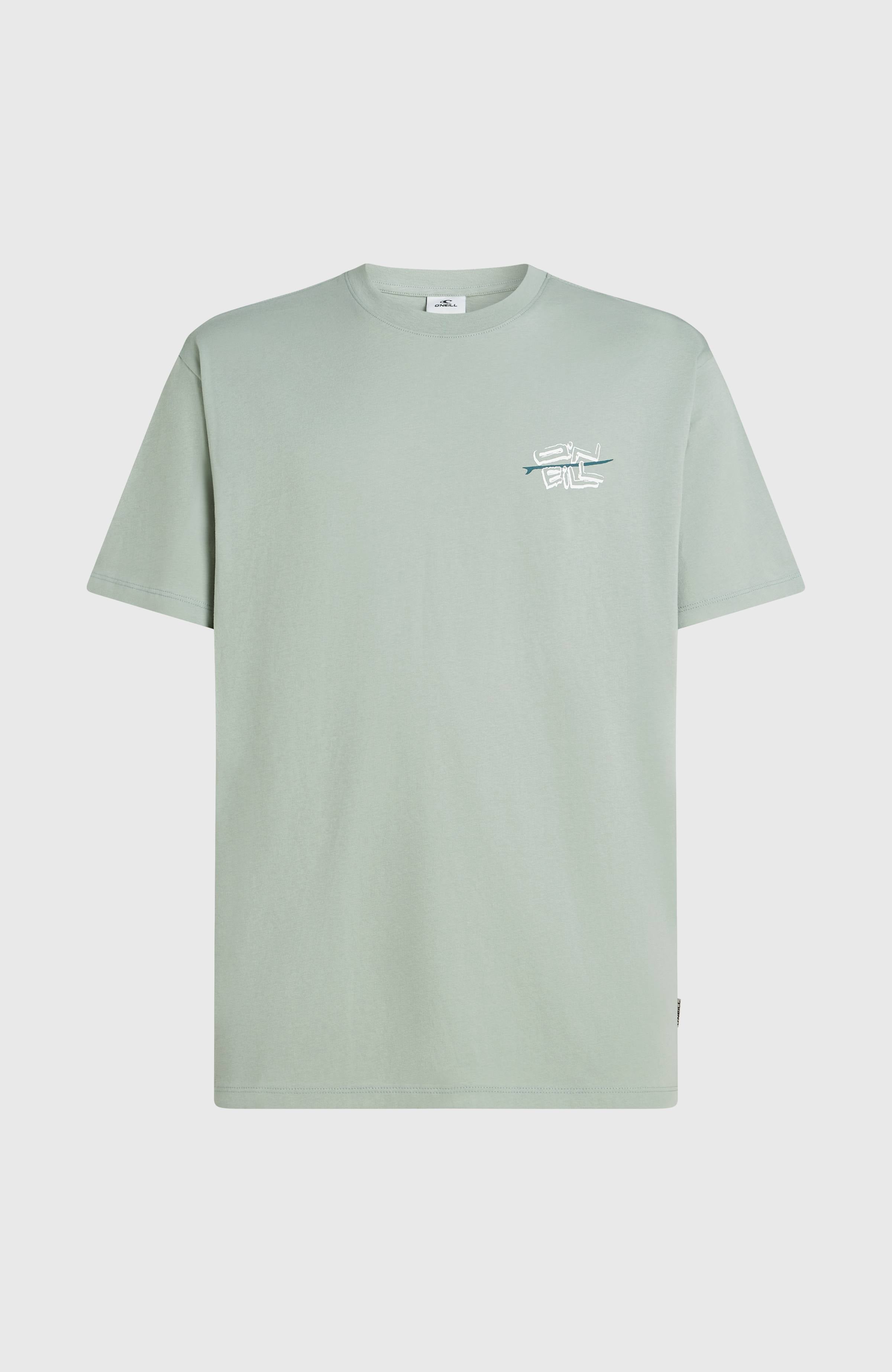 O’Neill Retro Back Print T-Shirt Marble Arch