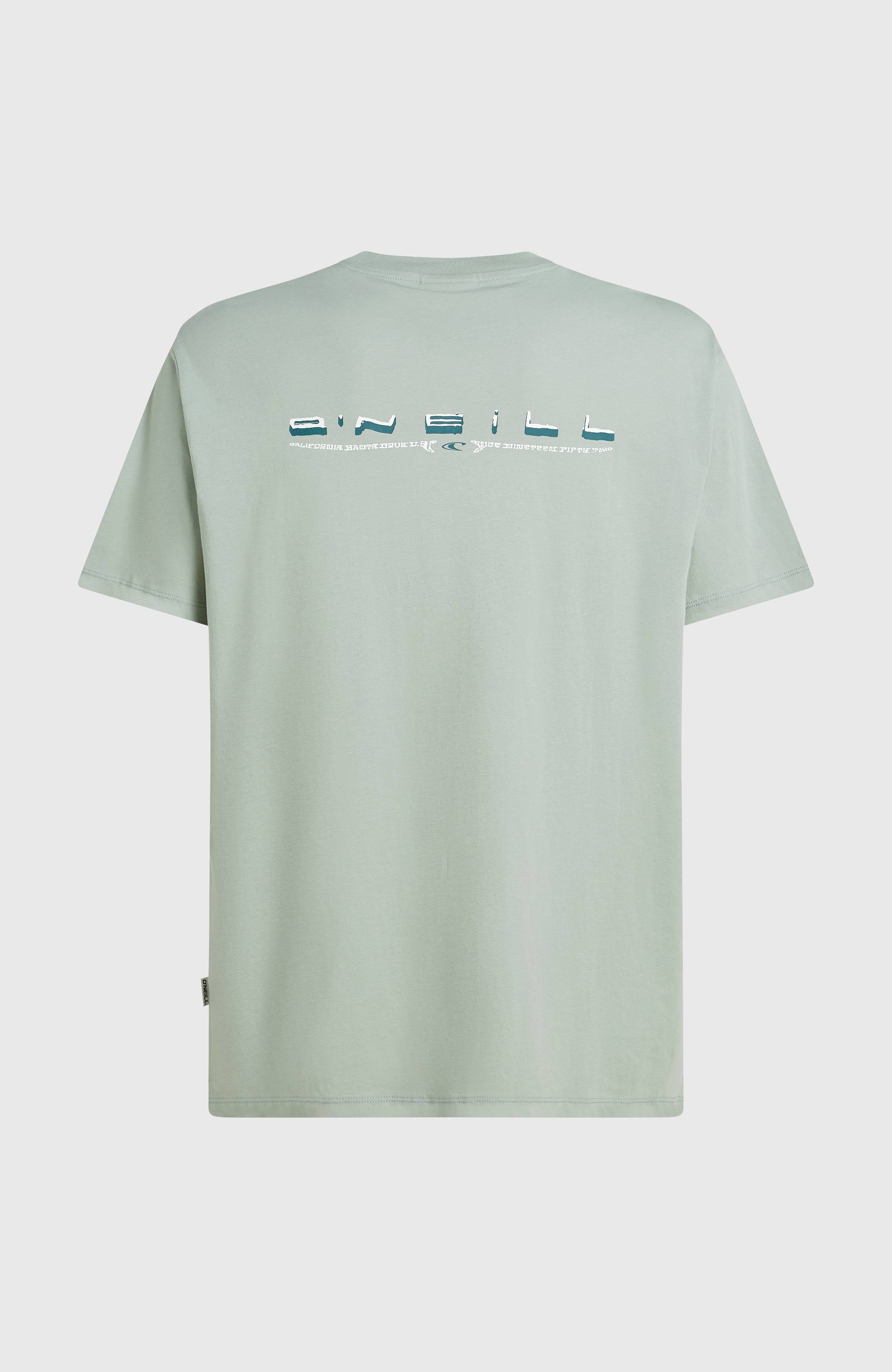 O’Neill Retro Back Print T-Shirt Marble Arch