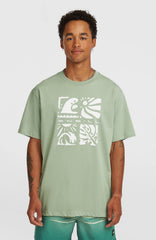 O’Neill Melange Front Print T-Shirt Marble Arch