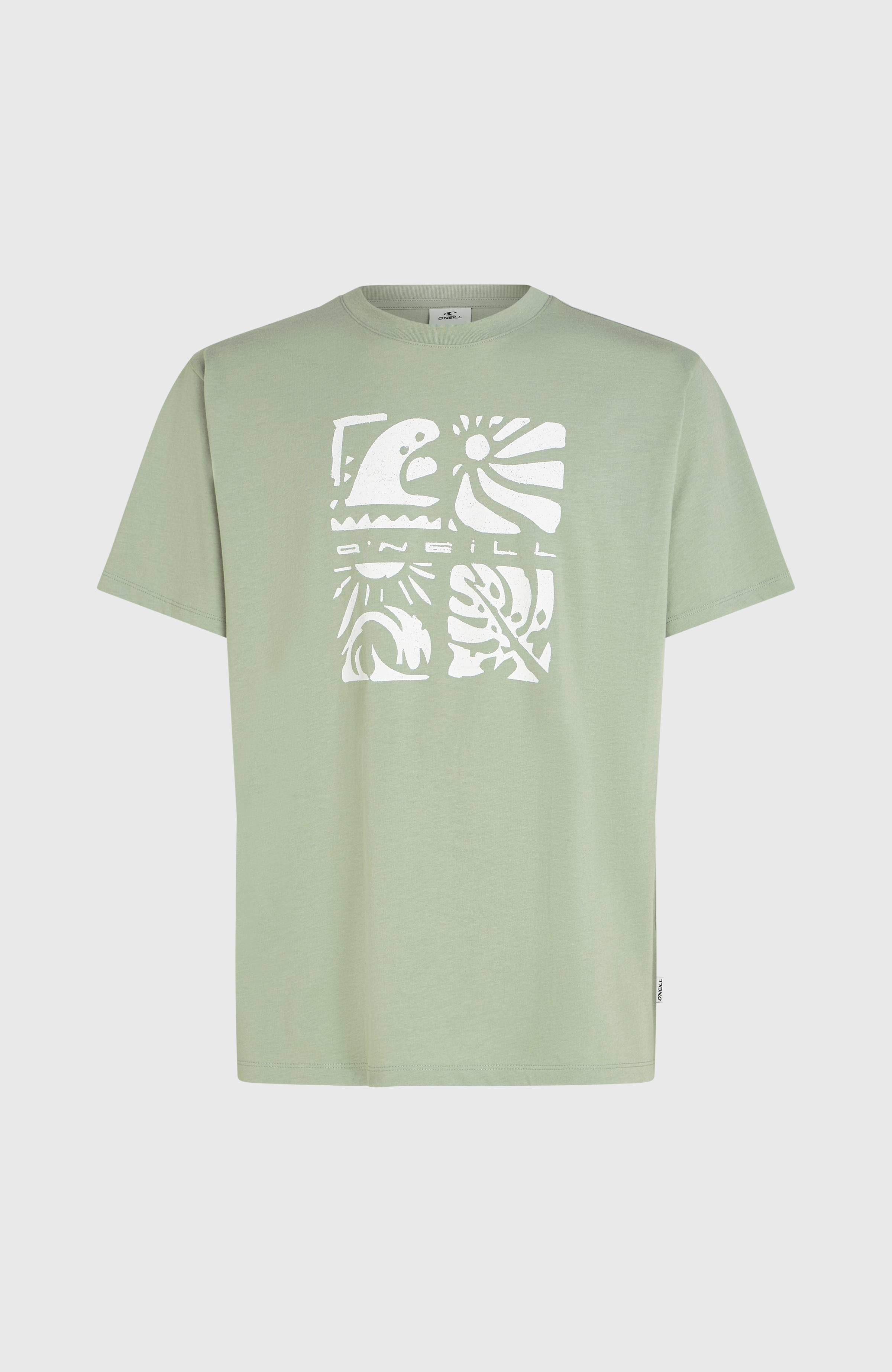 O’Neill Melange Front Print T-Shirt Marble Arch