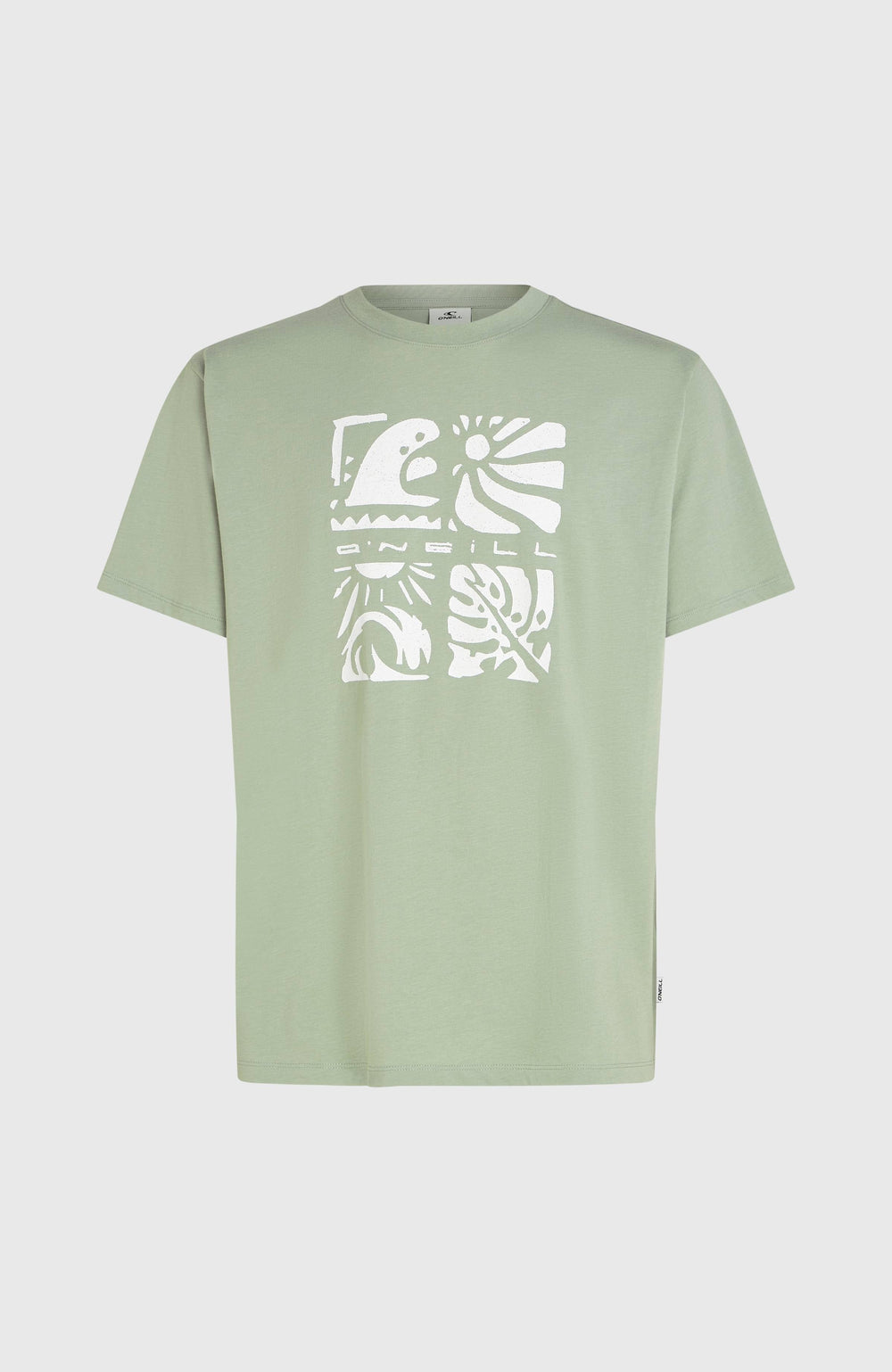 O’Neill Melange Front Print T-Shirt Marble Arch