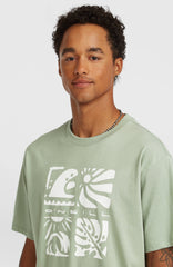 O’Neill Melange Front Print T-Shirt Marble Arch