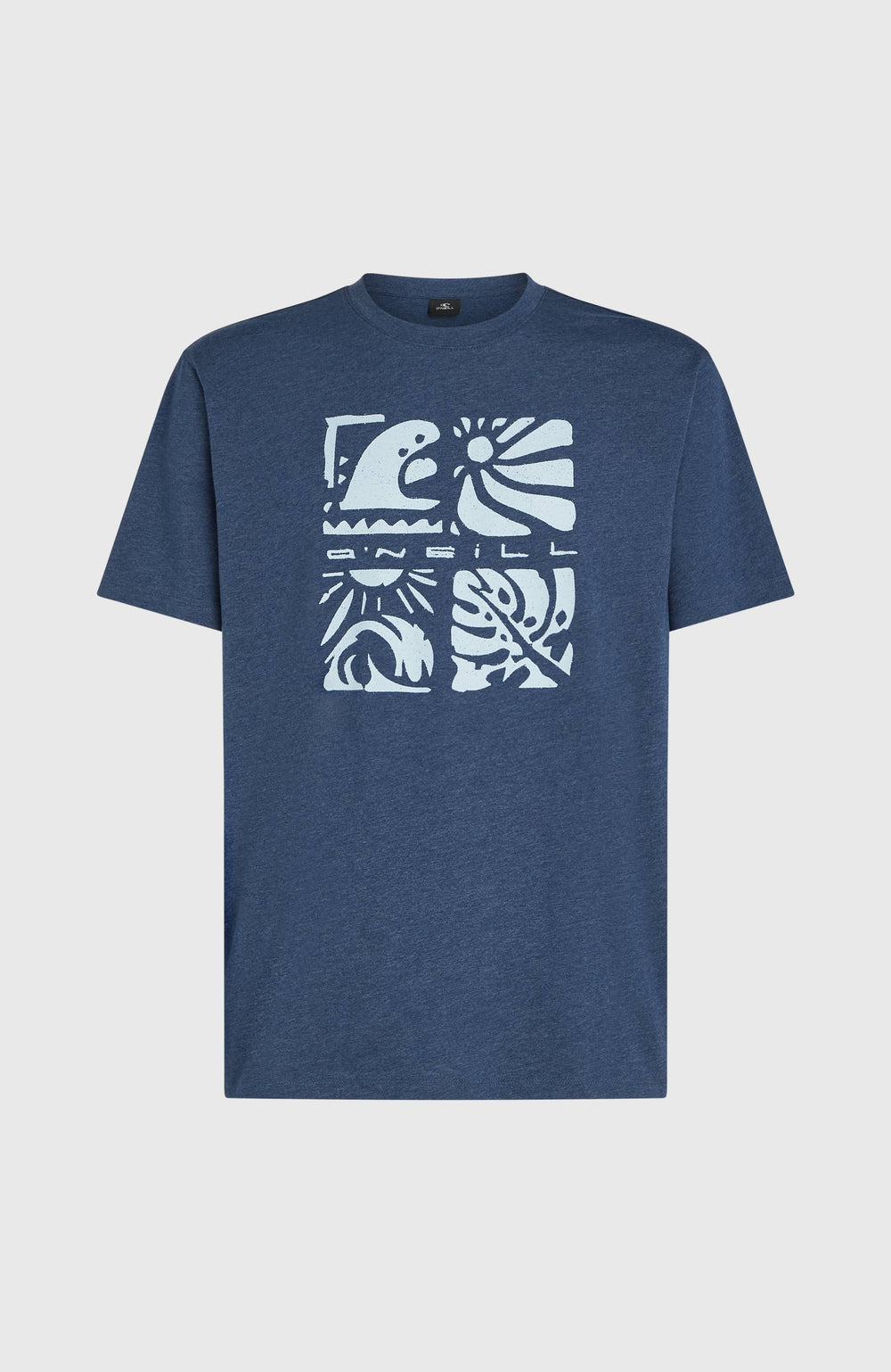 O’Neill Melange Front Print T-Shirt English Evening