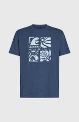 O’Neill Melange Front Print T-Shirt English Evening