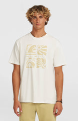 O’Neill Melange Front Print T-Shirt Snow White