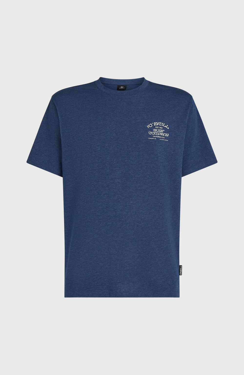 Melange Chest Print T-Shirt English Evening