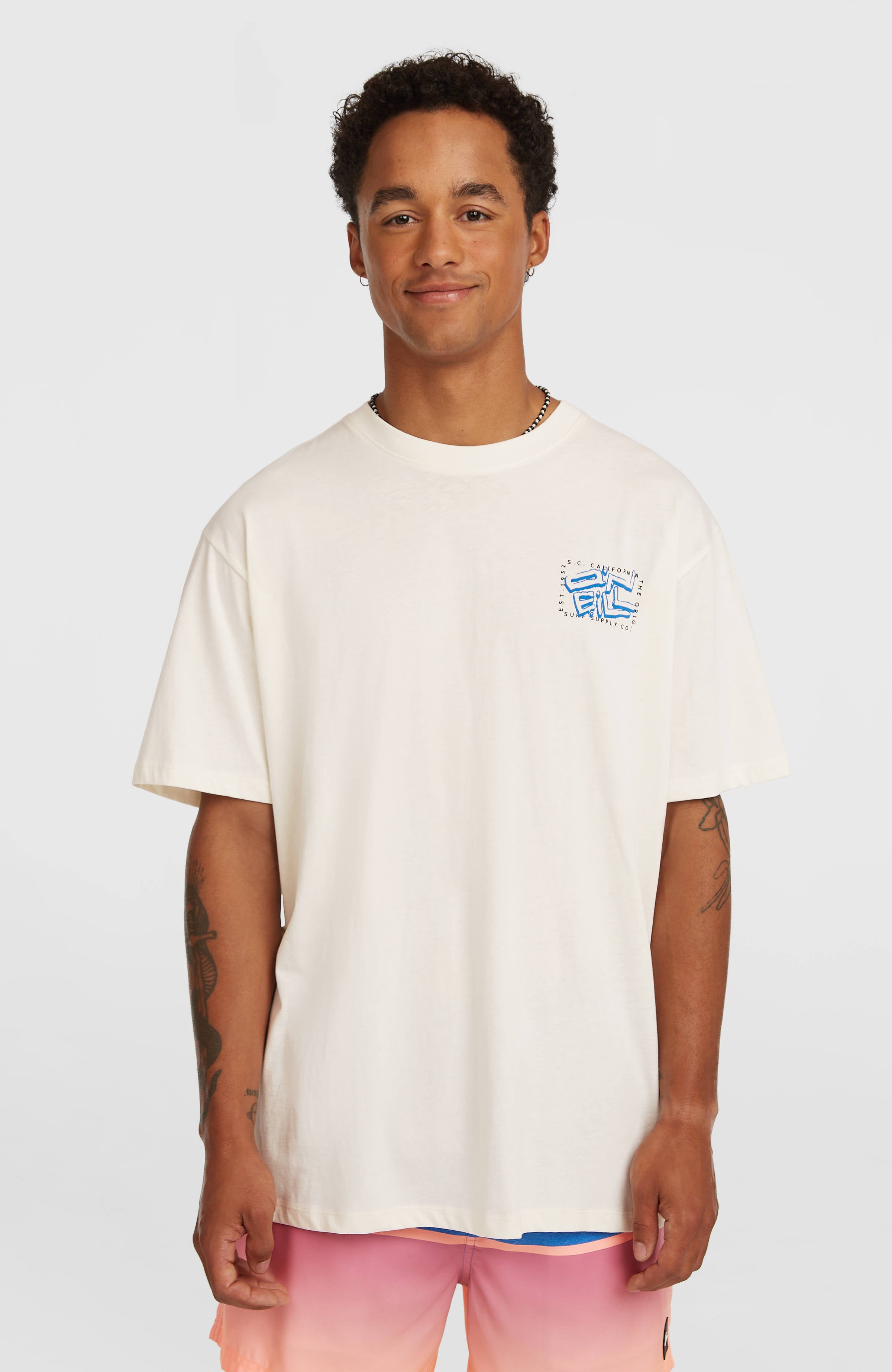 O'Neill Photo Back Print T-shirt Snow White