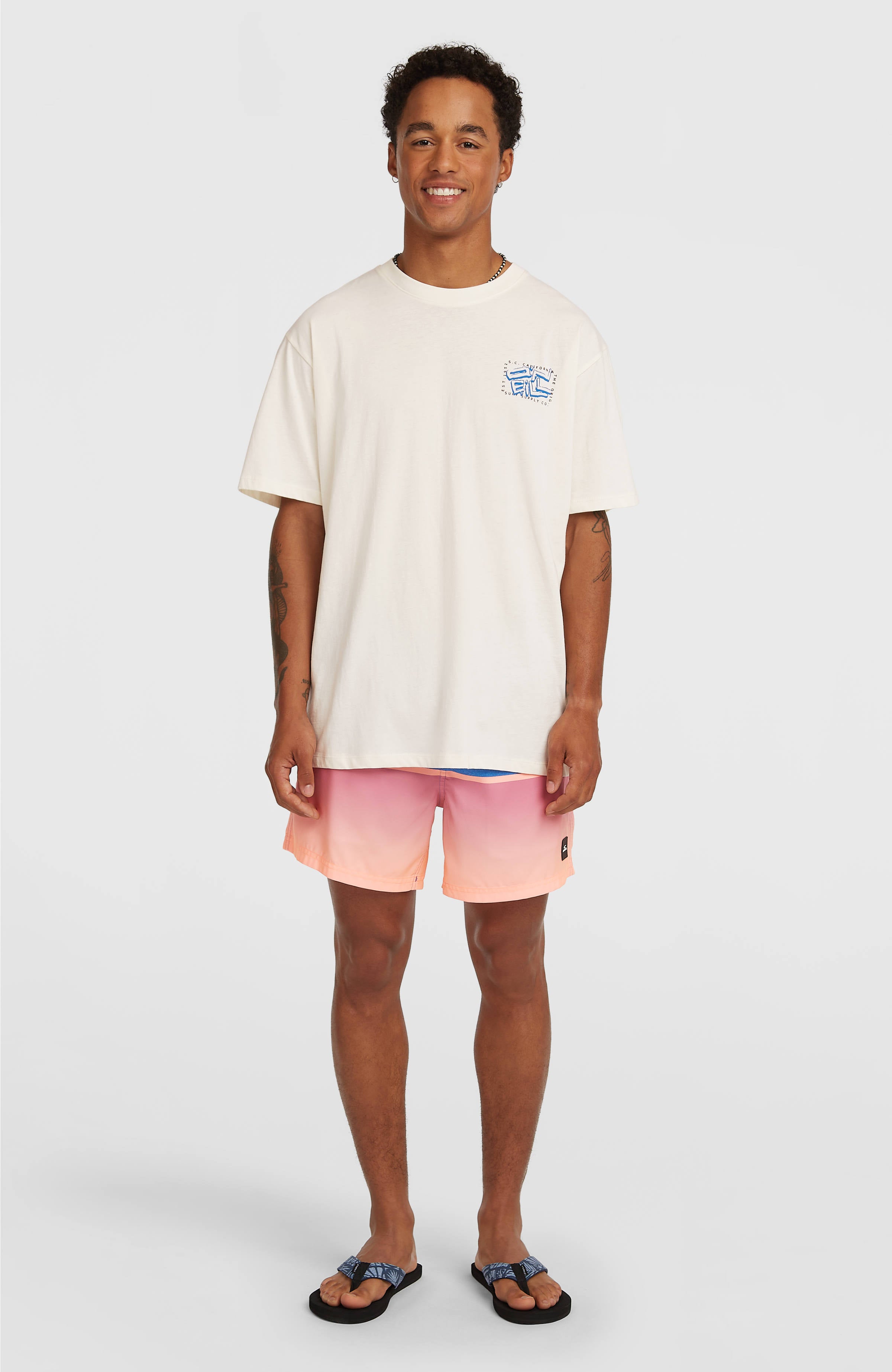 O'Neill Photo Back Print T-shirt Snow White
