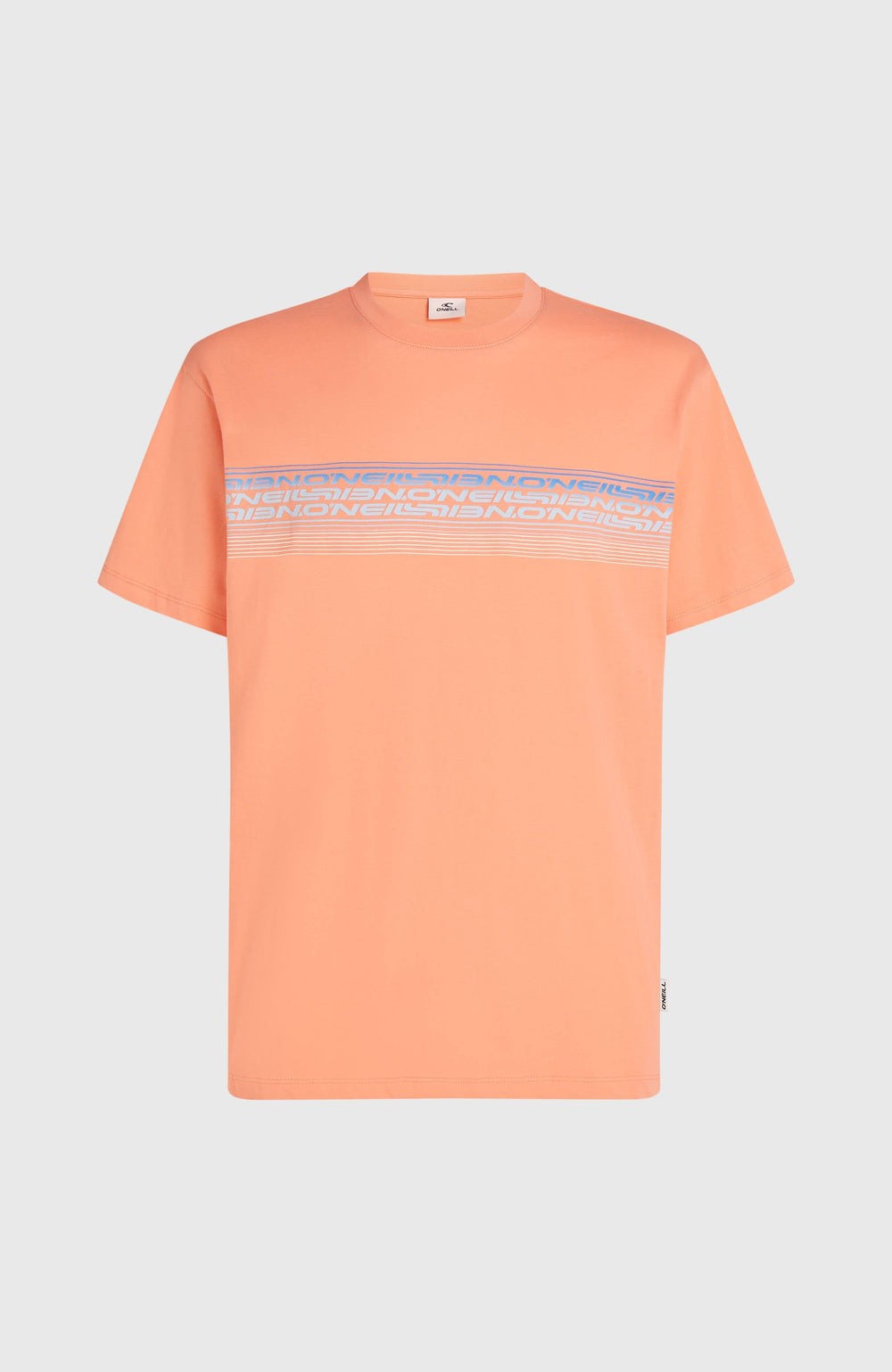 O’Neill Logo Stripe T-Shirt Funky Peach