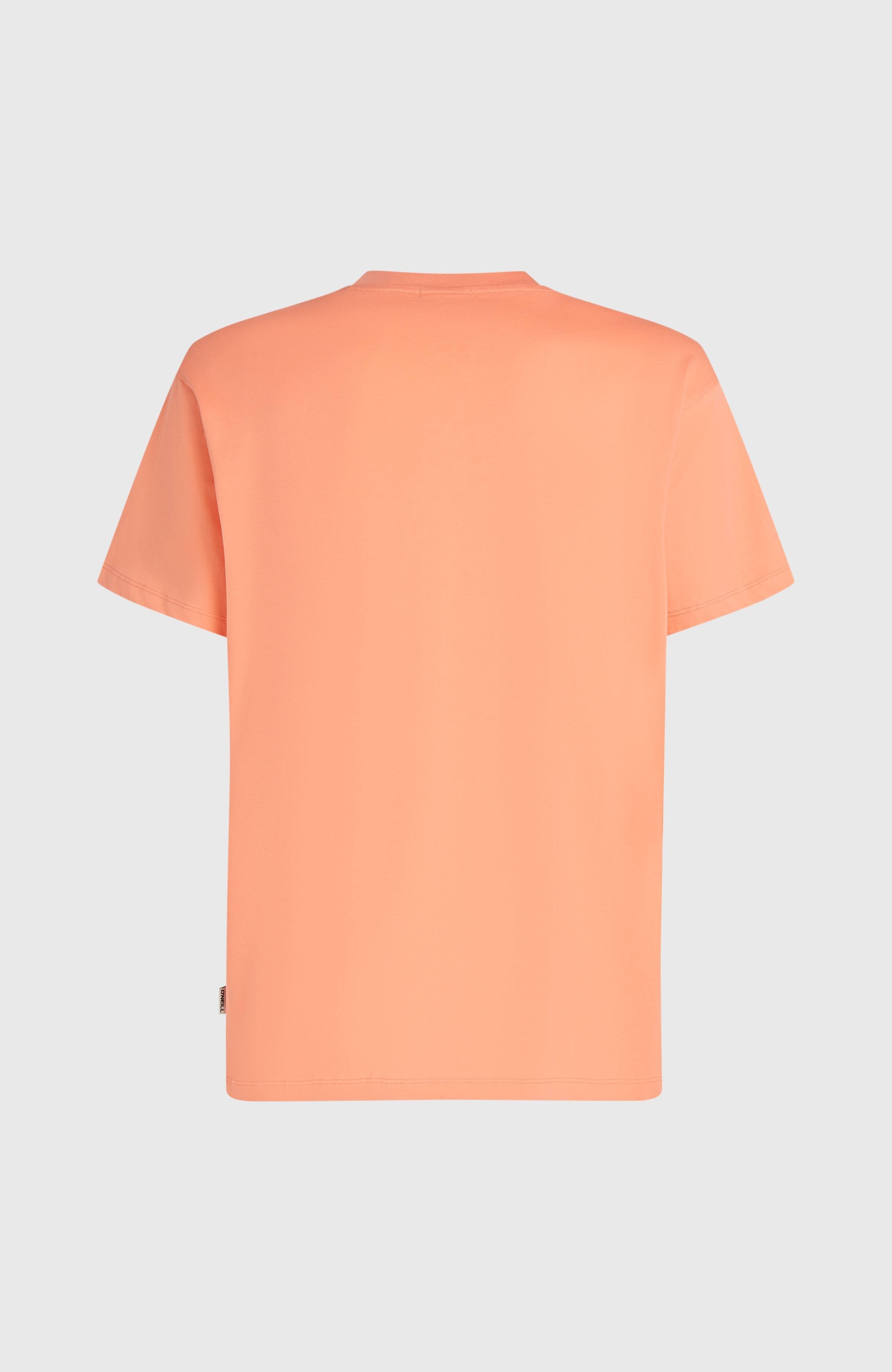O’Neill Logo Stripe T-Shirt Funky Peach