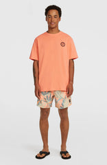 O’Neill Slub Back Print T-Shirt Funky Peach