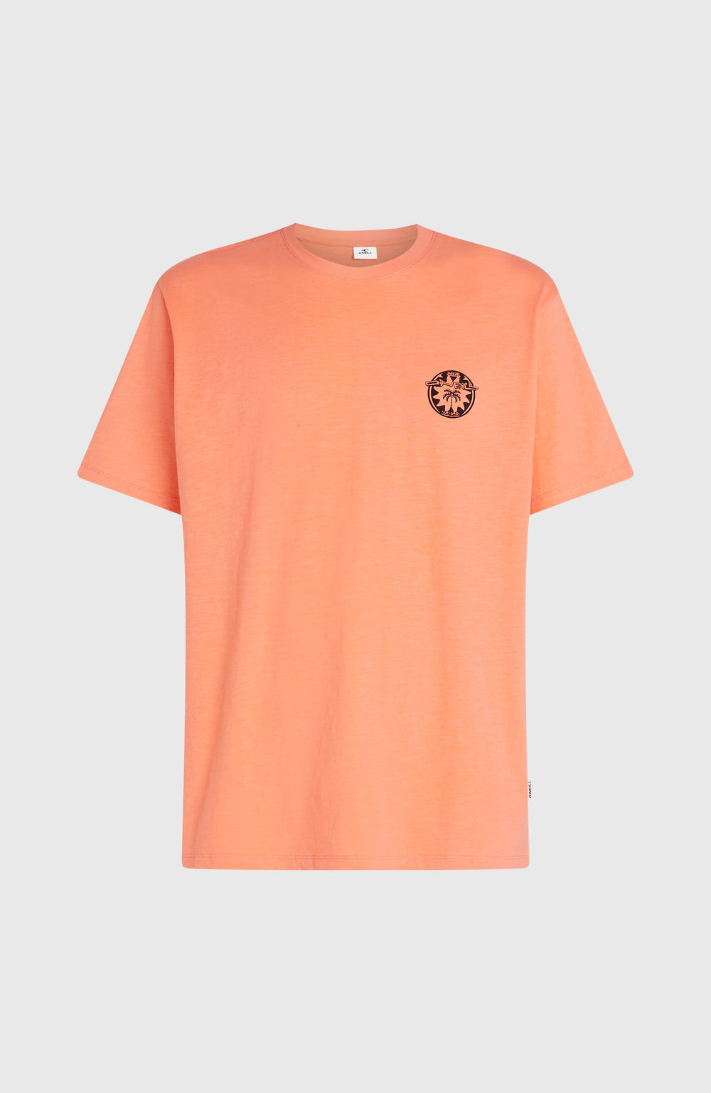O’Neill Slub Back Print T-Shirt Funky Peach