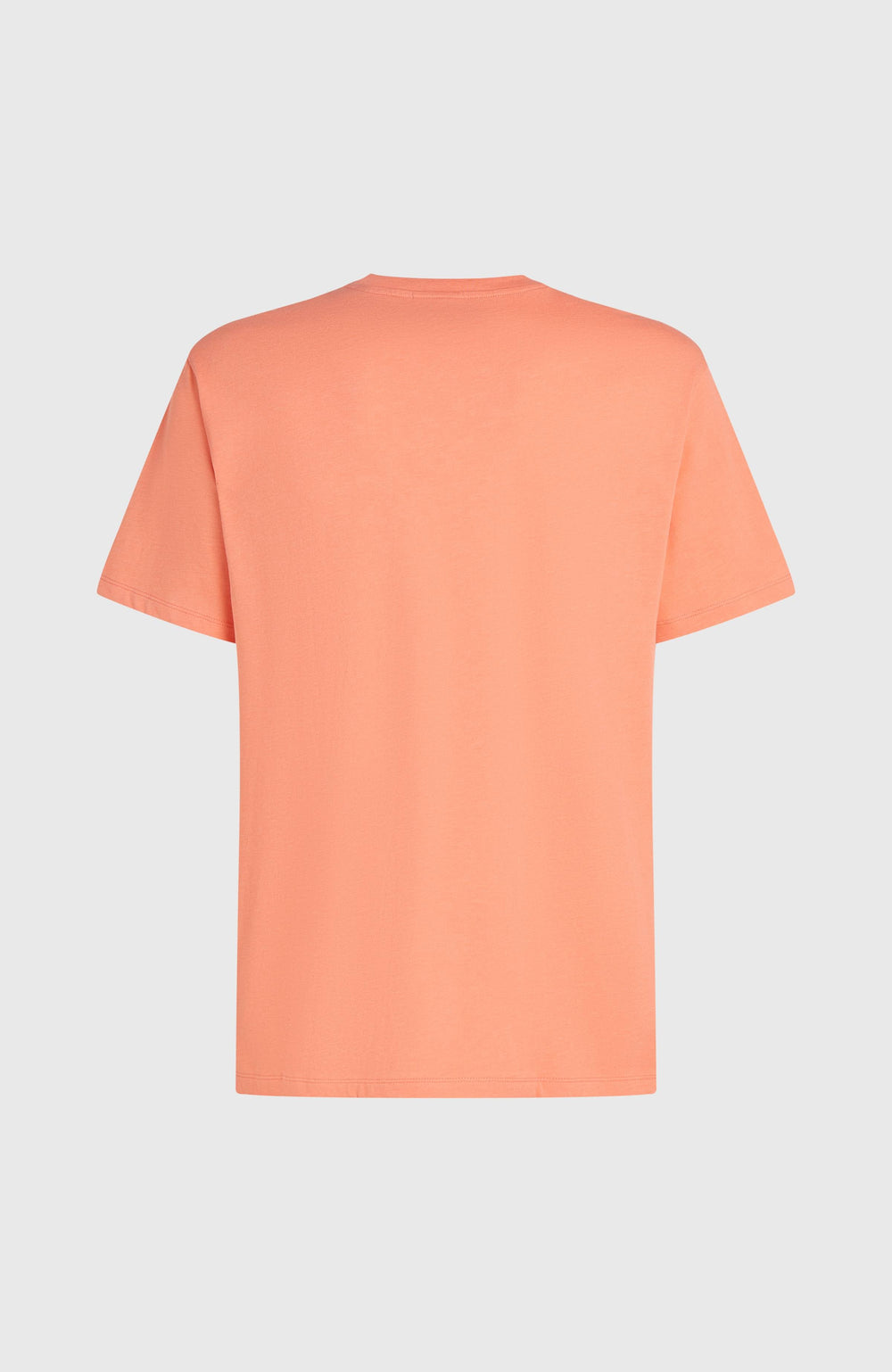 Melange Chest Print T-Shirt Funky Peach