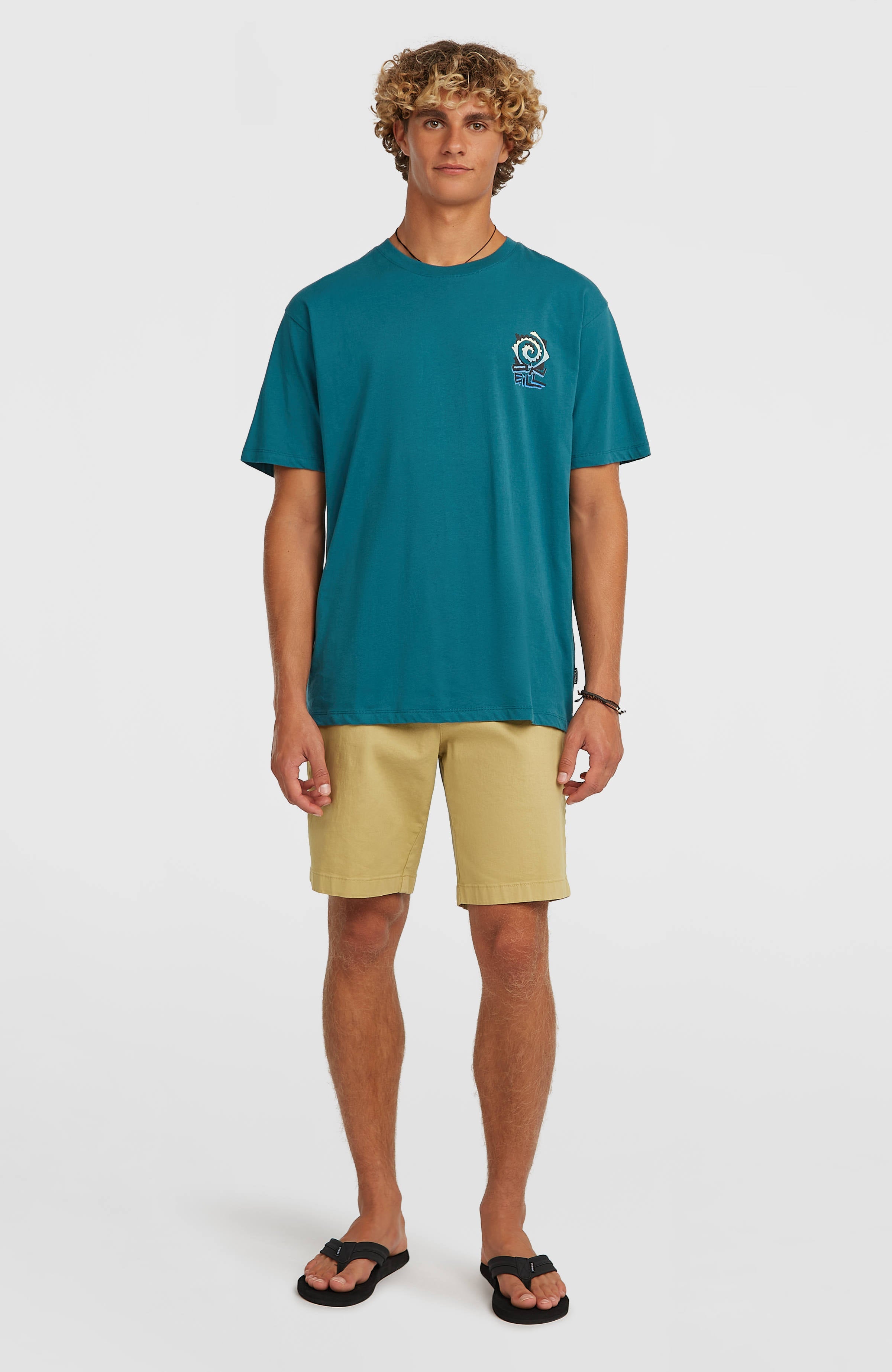 Chest Print T-Shirt Botanical Heat