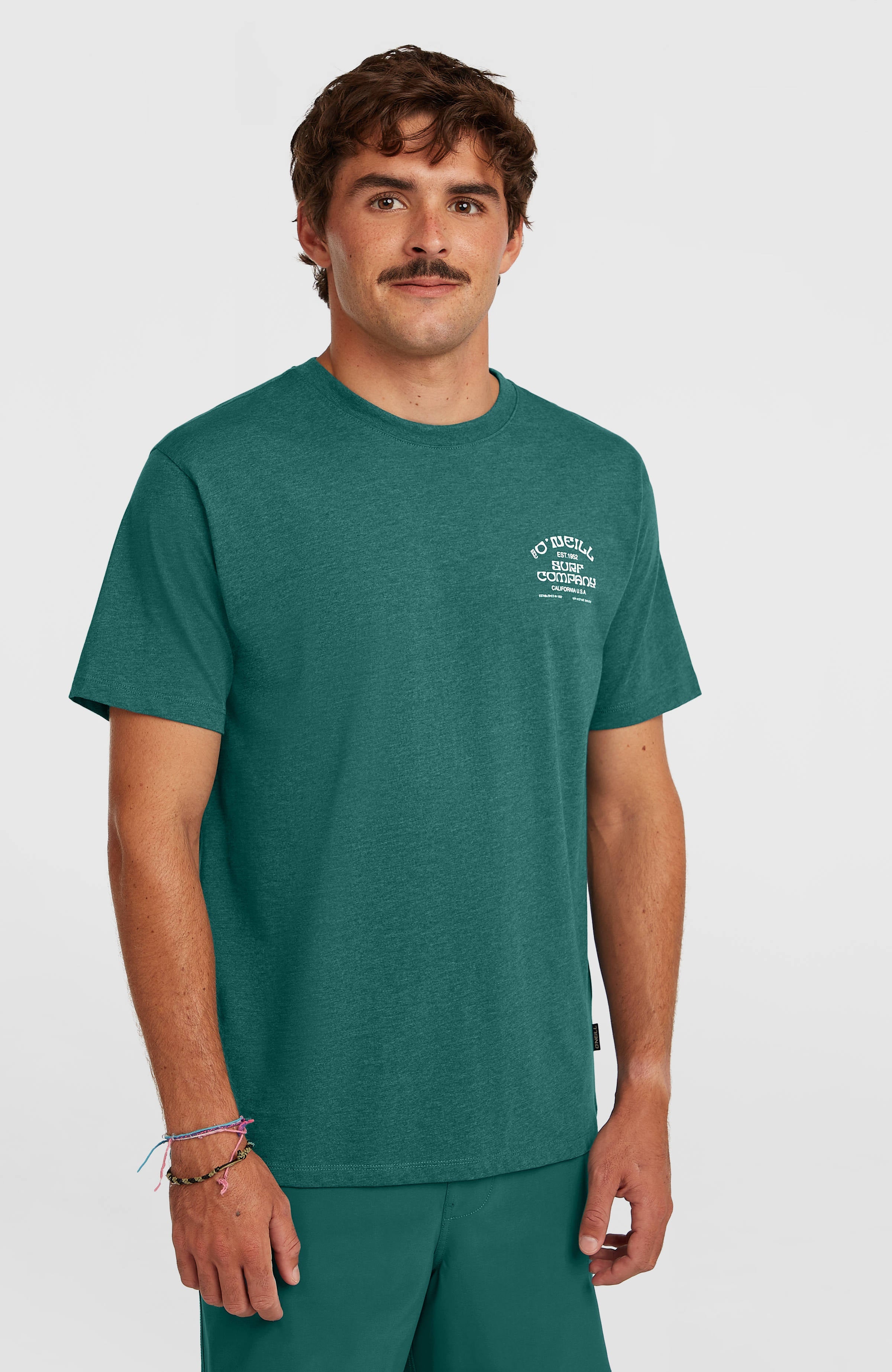 Melange Chest Print T-Shirt Botanical Heat