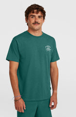 Melange Chest Print T-Shirt Botanical Heat
