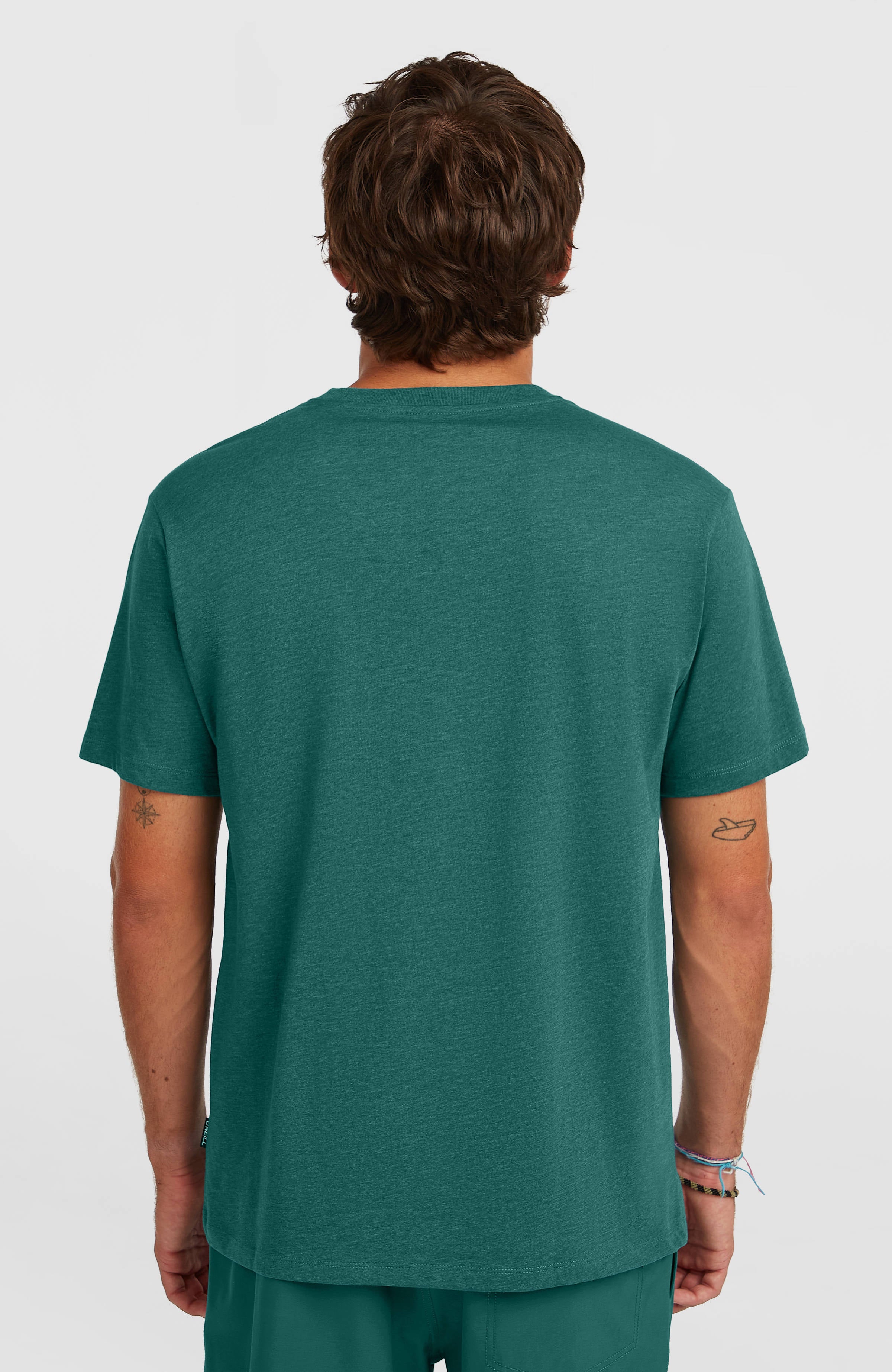 Melange Chest Print T-Shirt Botanical Heat