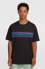 O’Neill Logo Stripe T-Shirt Black Out