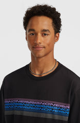 O’Neill Logo Stripe T-Shirt Black Out