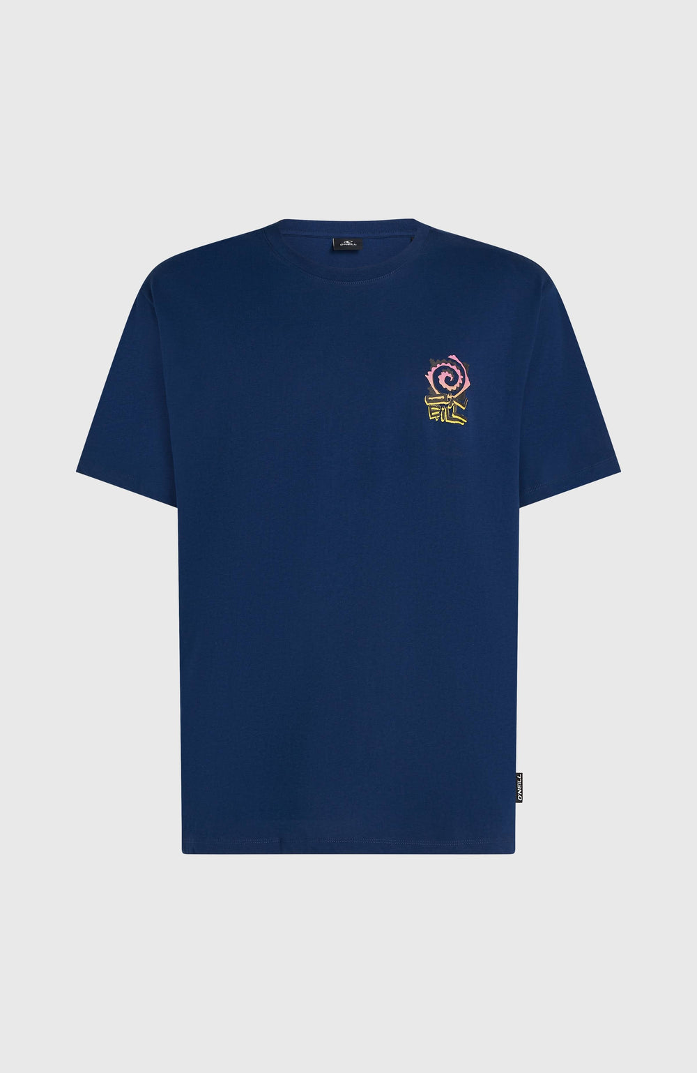 Chest Print T-Shirt English Evening