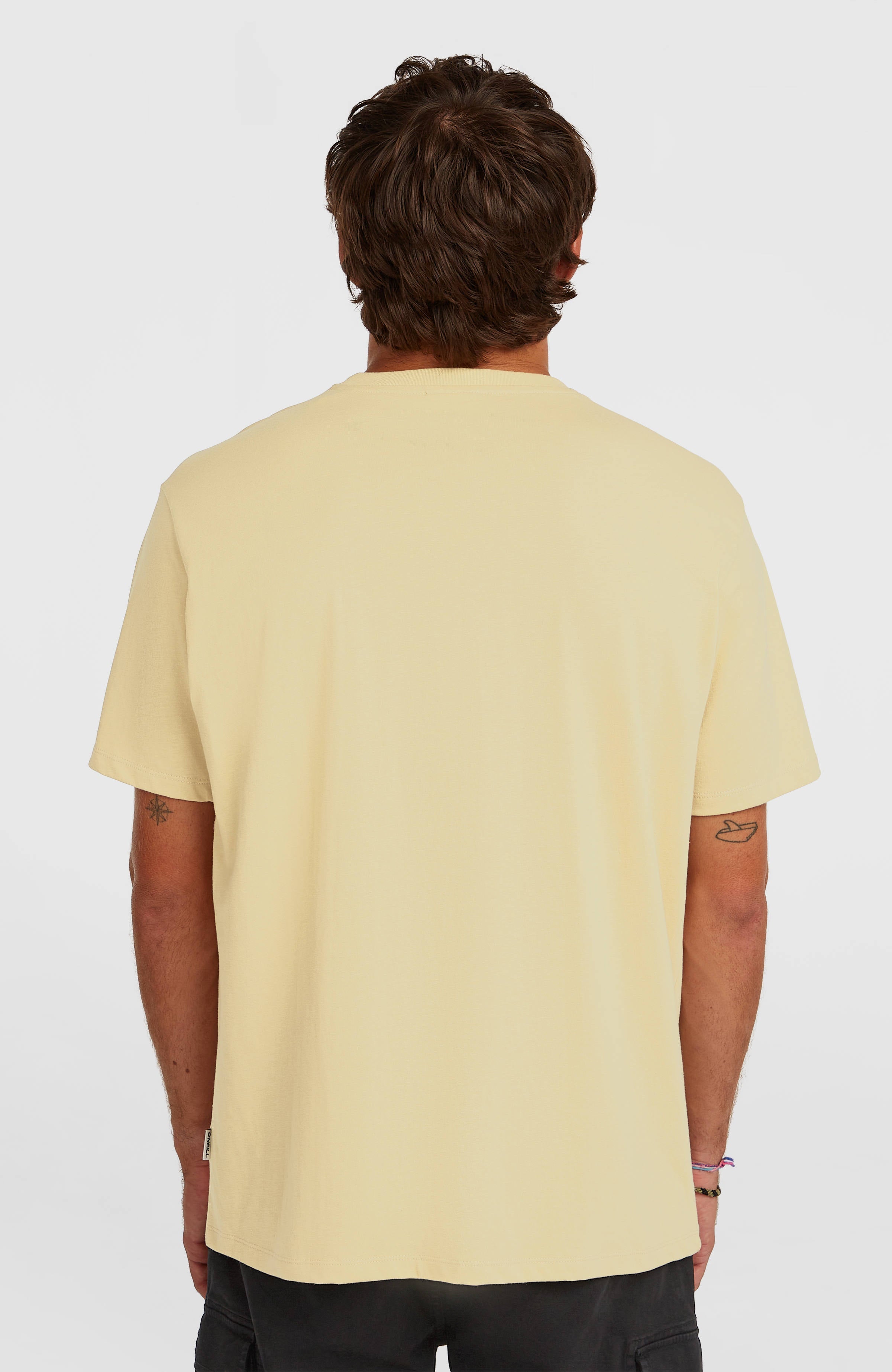 Melange Chest Print T-Shirt Cocoa Sand