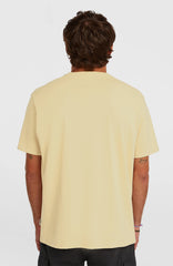 Melange Chest Print T-Shirt Cocoa Sand