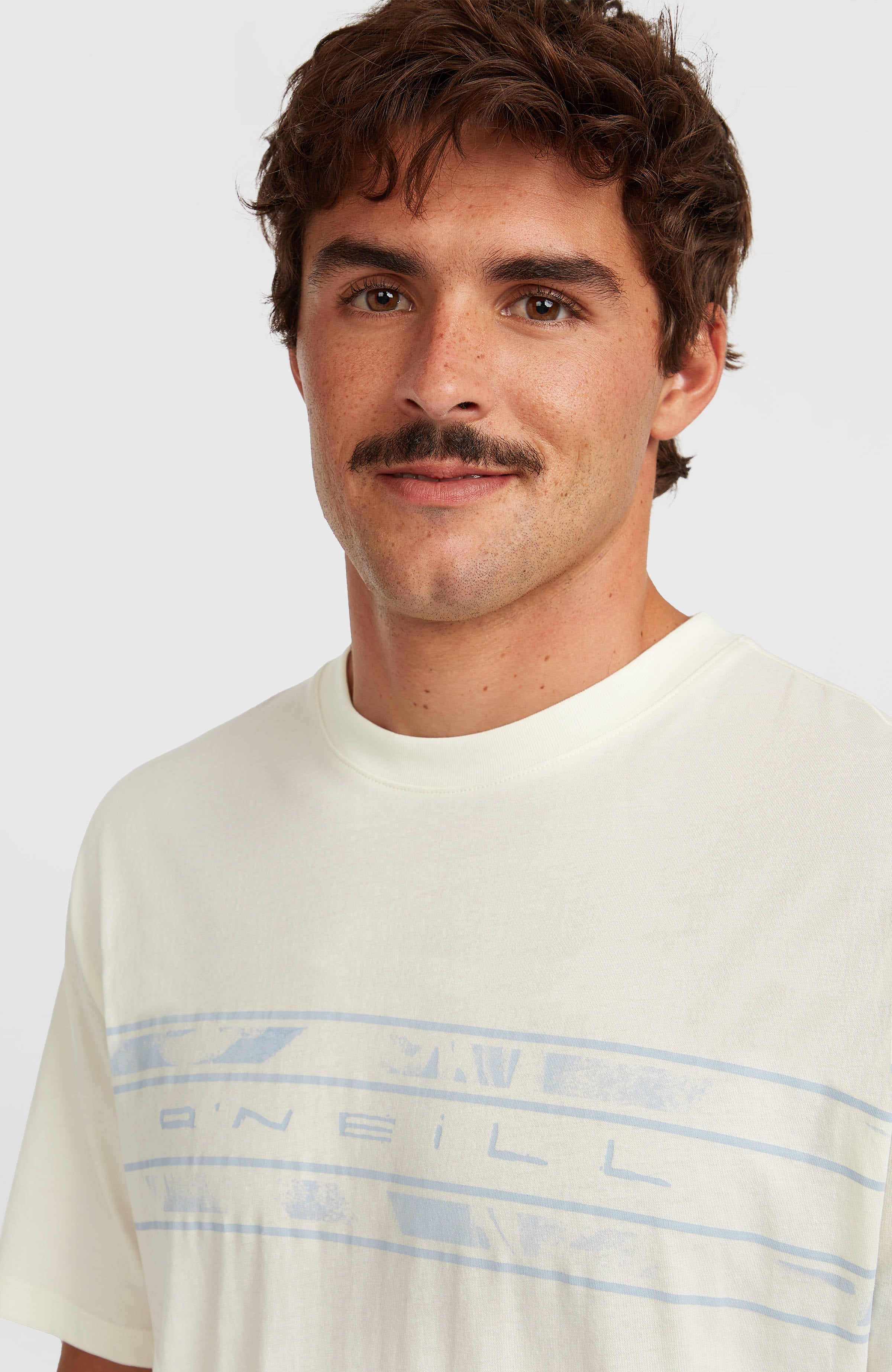 O’Neill Flower Stripe T-Shirt Snow White