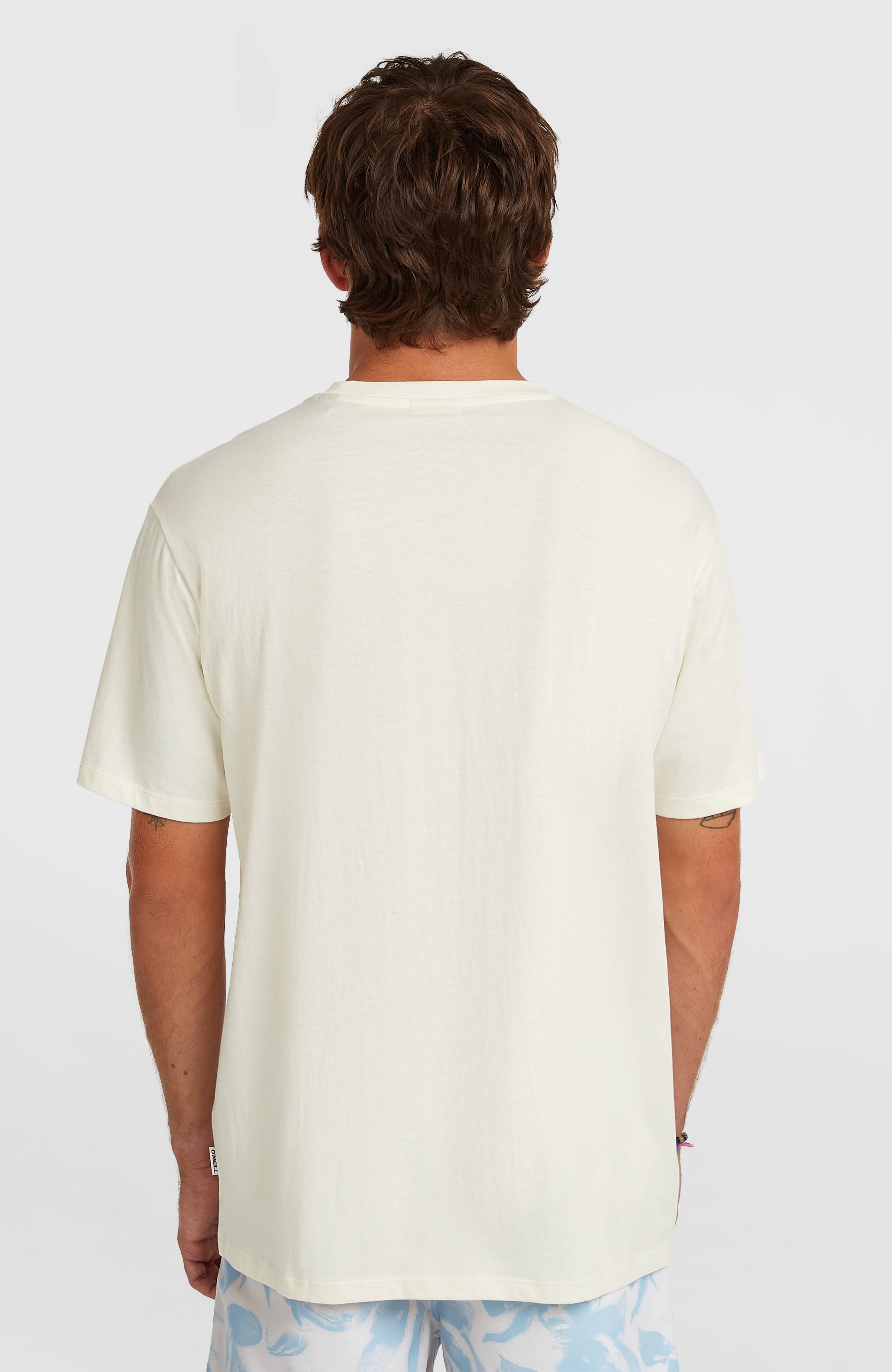 O’Neill Flower Stripe T-Shirt Snow White