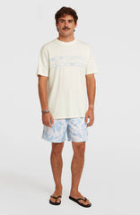 O’Neill Flower Stripe T-Shirt Snow White