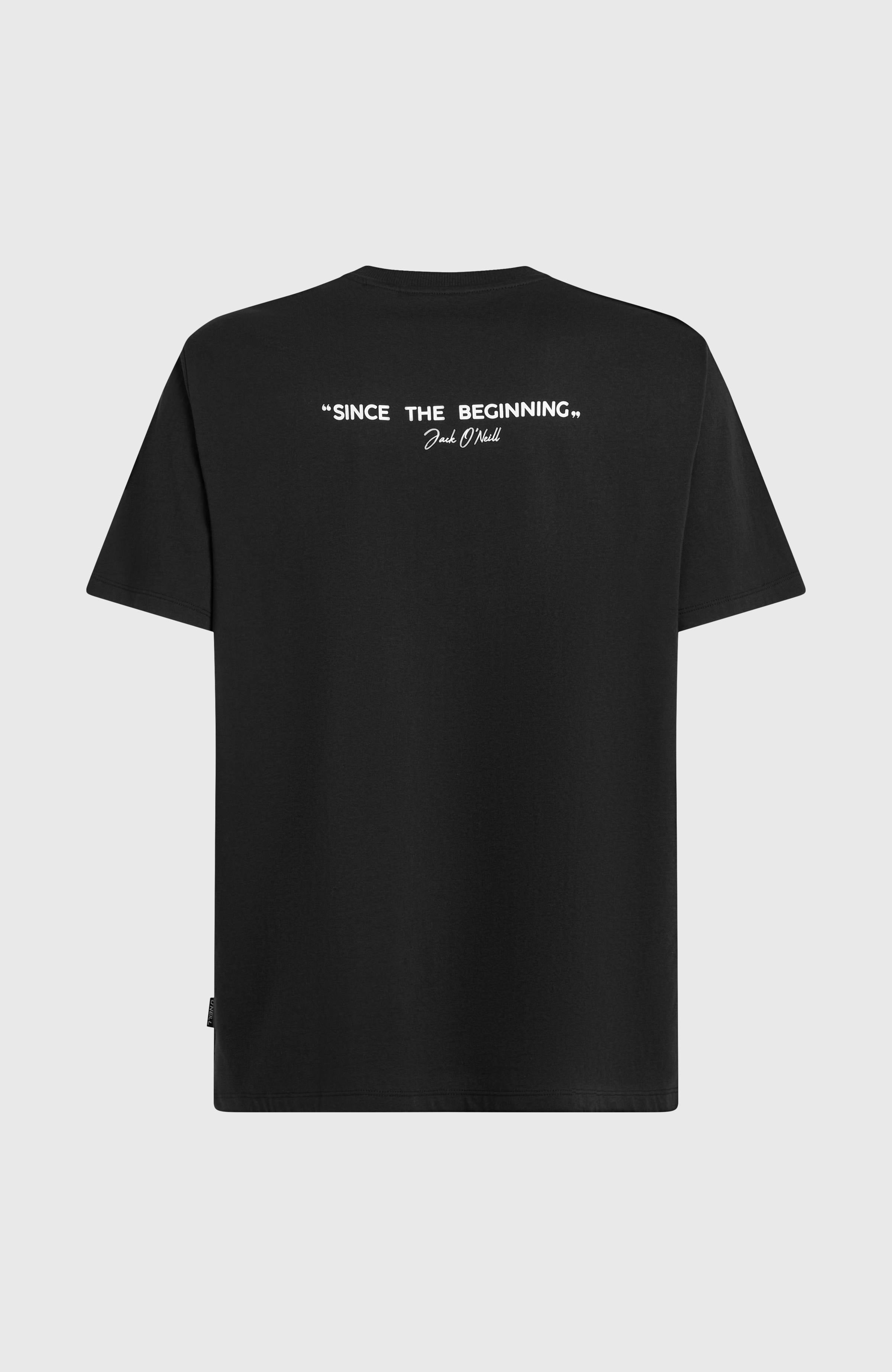Polygiene Cotton Graphic T-Shirt Black Out