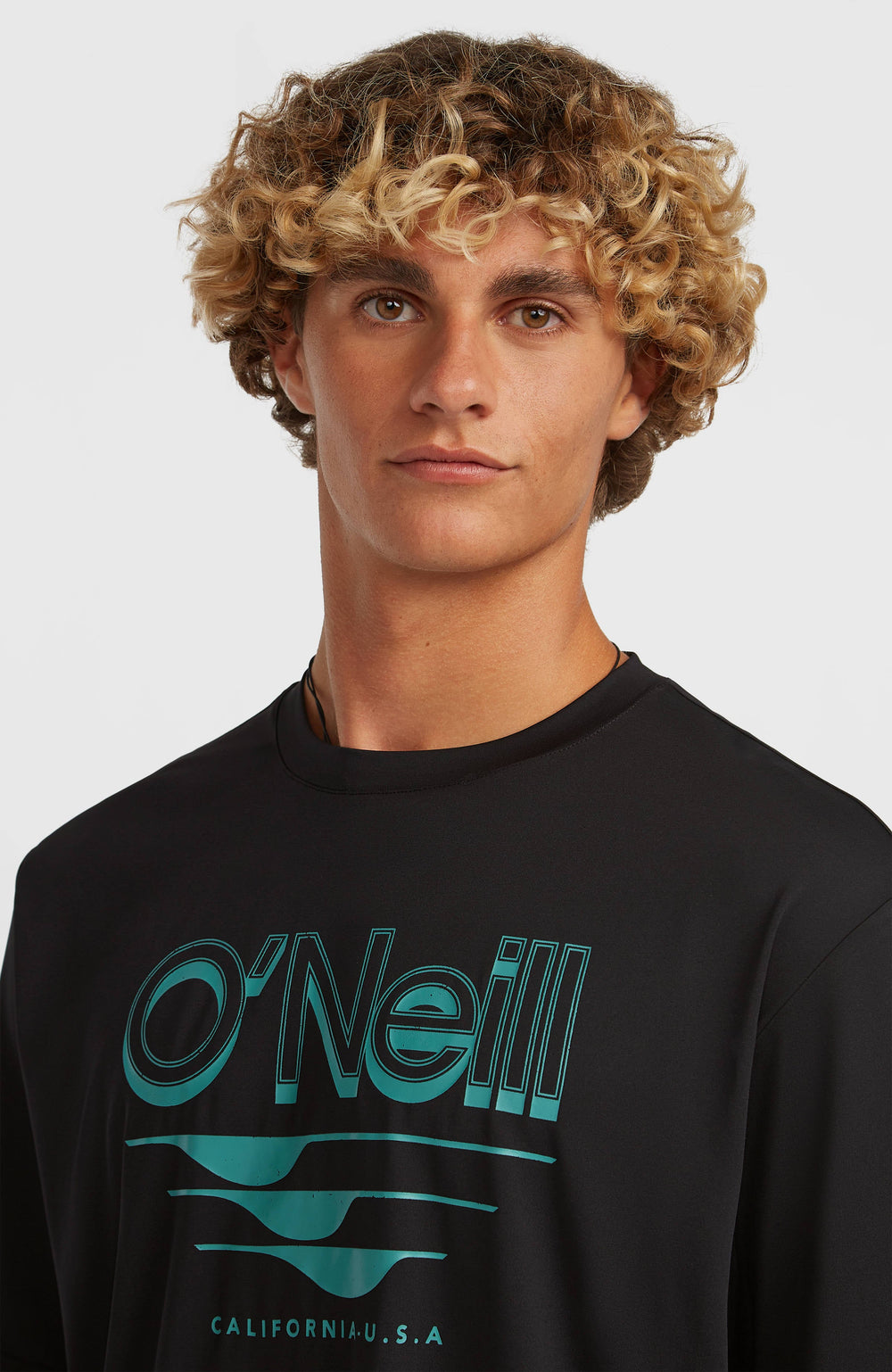 O'Neill Hybrid UPF 50+ Polygiene Graphic T-Shirt Black Out