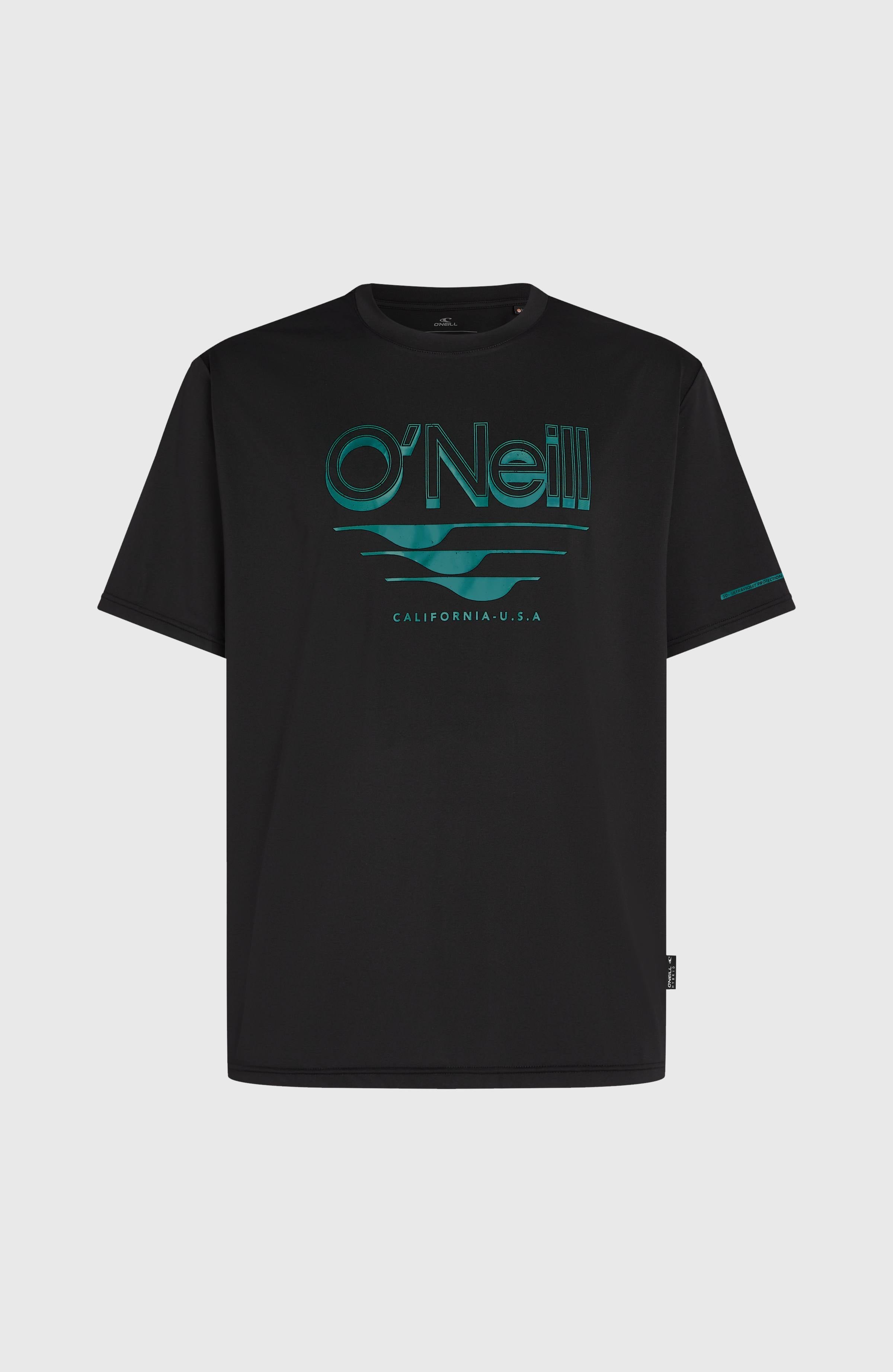 O'Neill Hybrid UPF 50+ Polygiene Graphic T-Shirt Black Out
