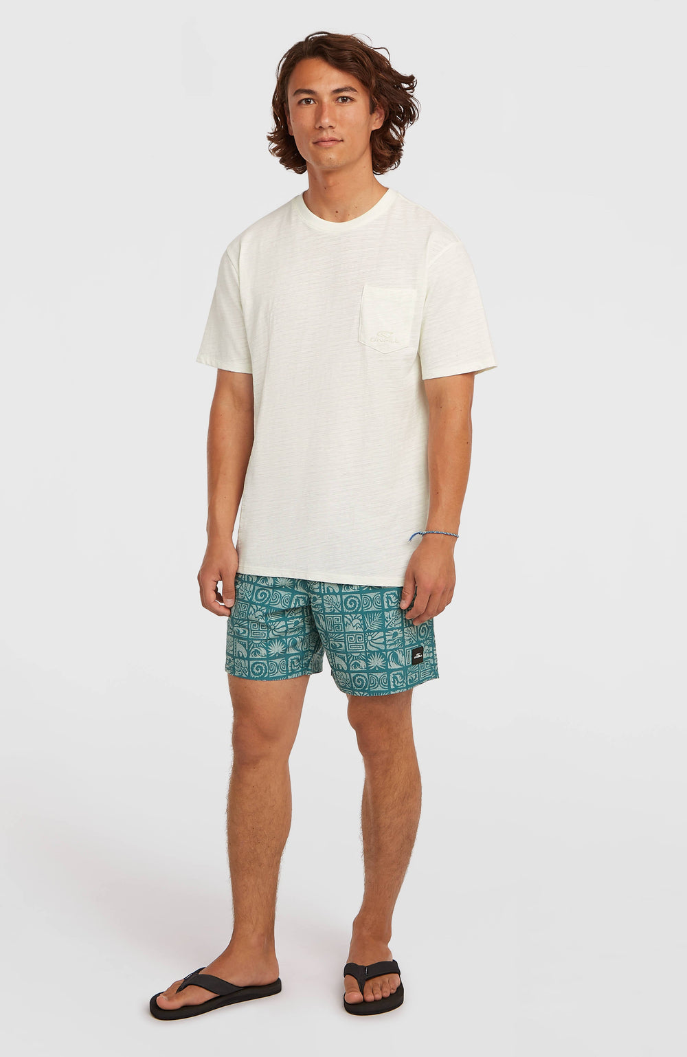 O'Neill Slub Chest Pocket T-Shirt Snow White