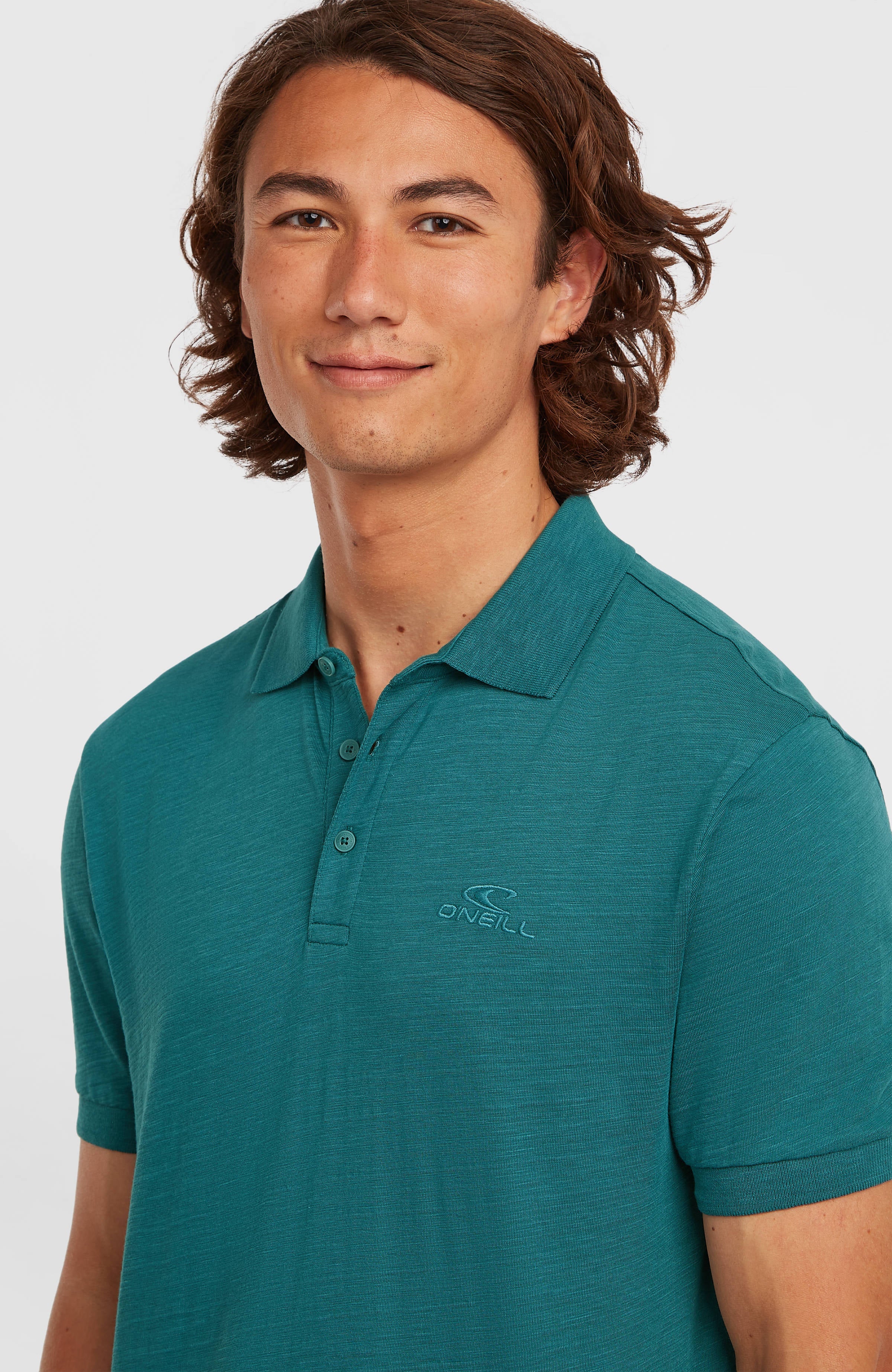 Slub Polo Botanical Heat