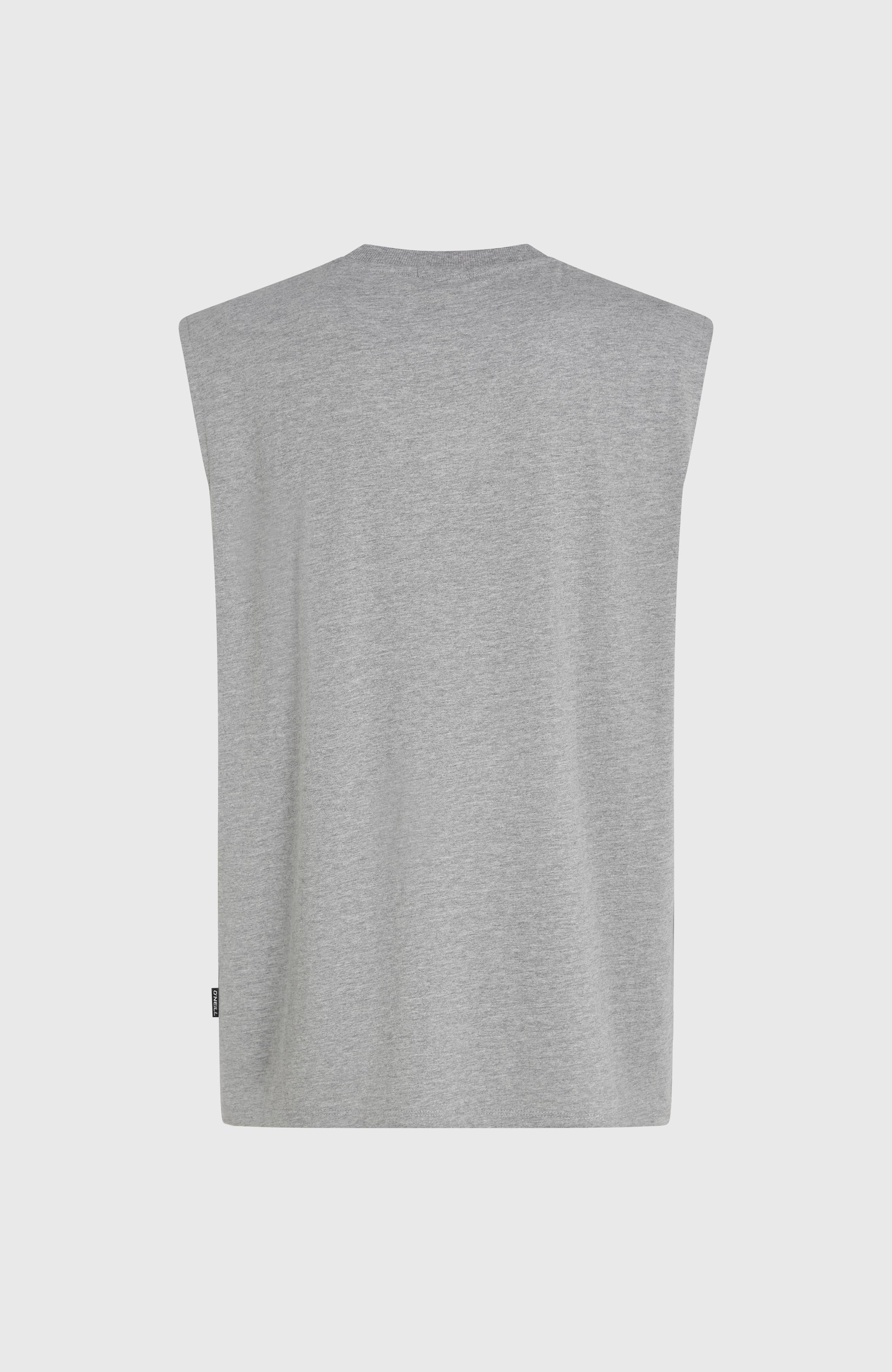 Essentials 90s Graphic Tank Top Silver Melee