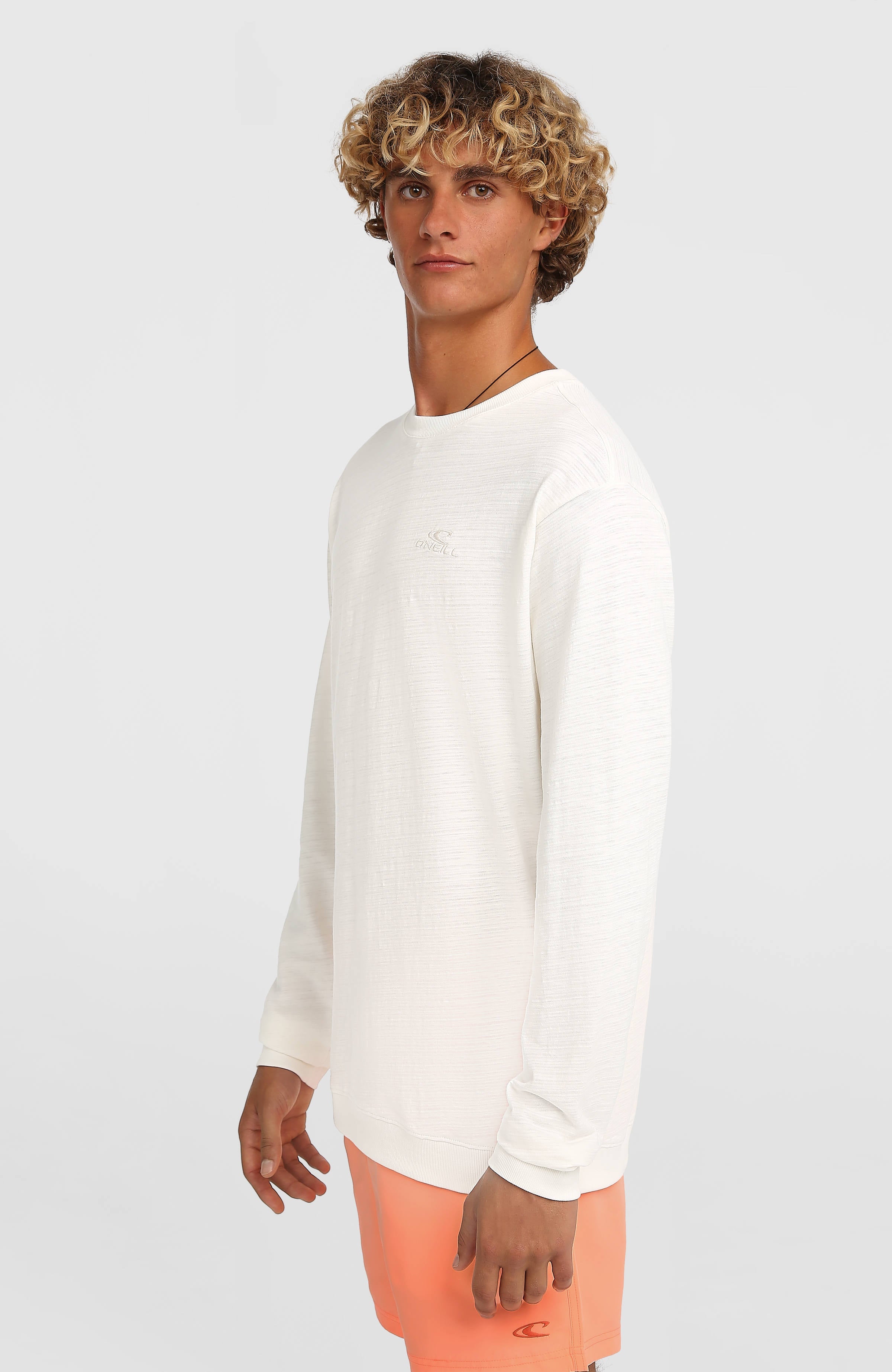O'Neill Slub Long-Sleeve T-Shirt Snow White