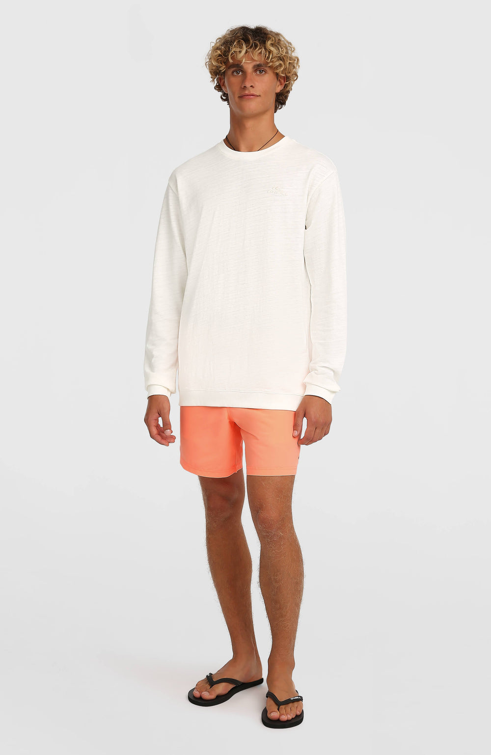 O'Neill Slub Long-Sleeve T-Shirt Snow White