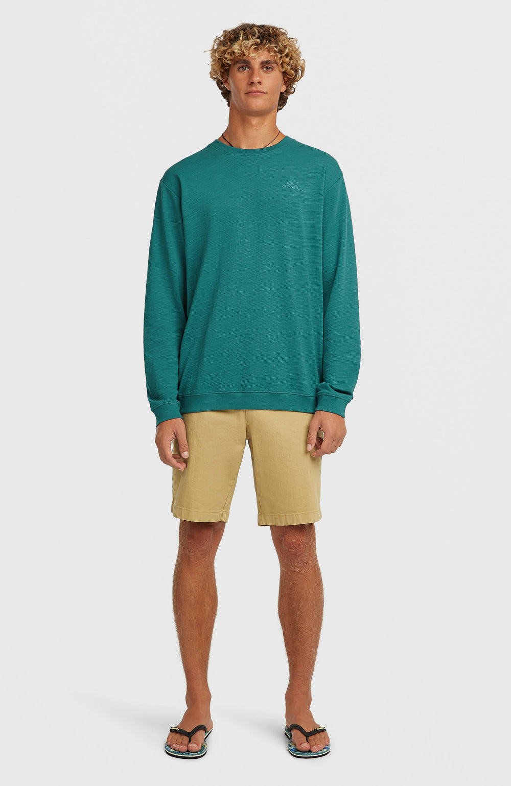 O'Neill Slub Long-Sleeve T-Shirt Botanical Heat