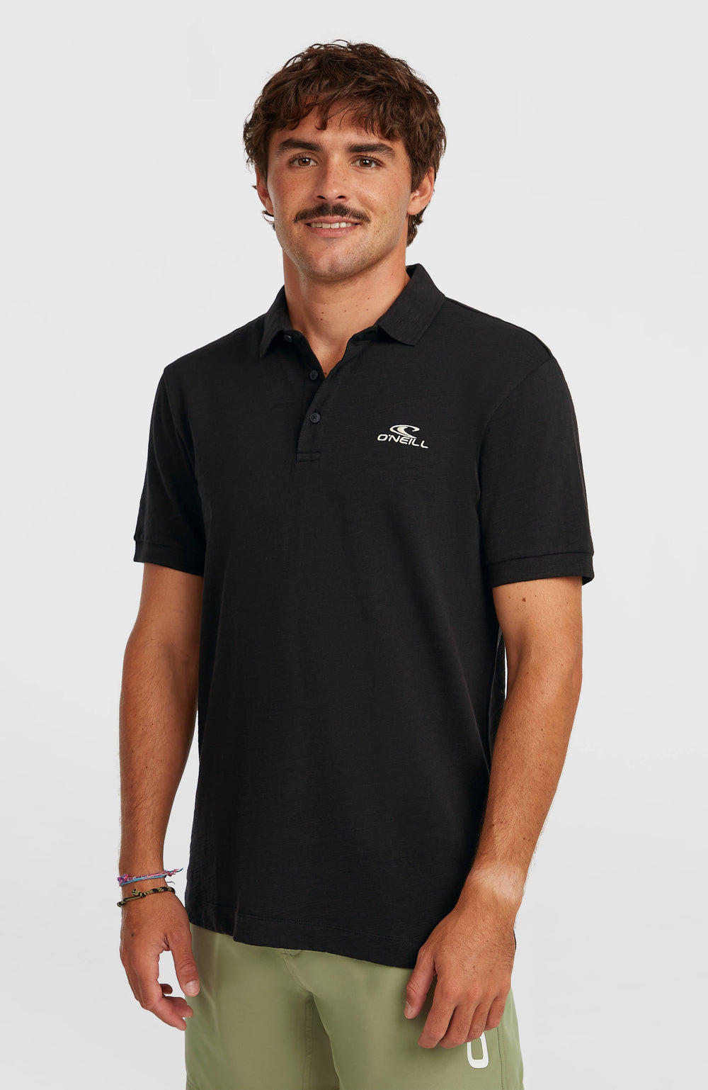 Slub Polo Black Out