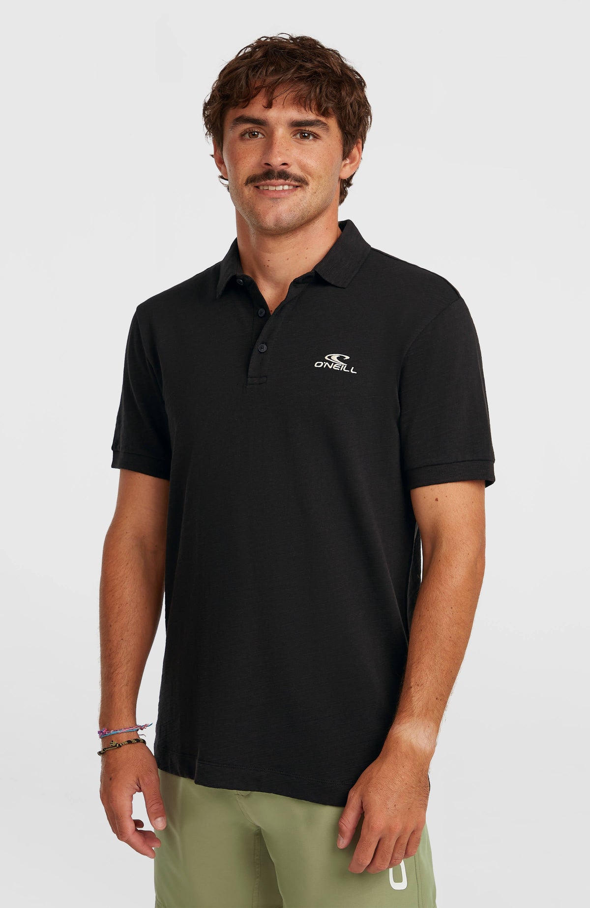 Slub Polo Black Out