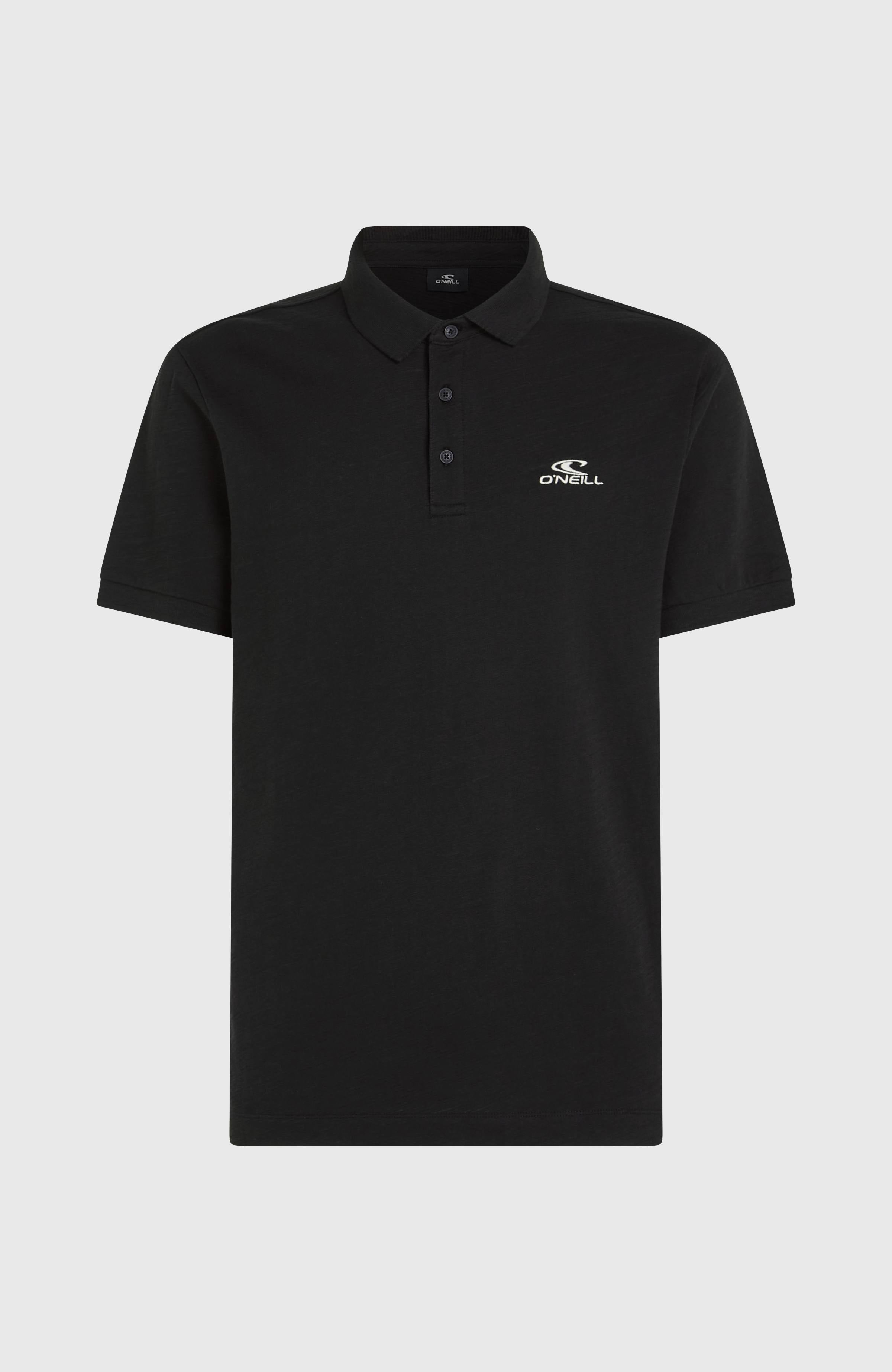 Slub Polo Black Out