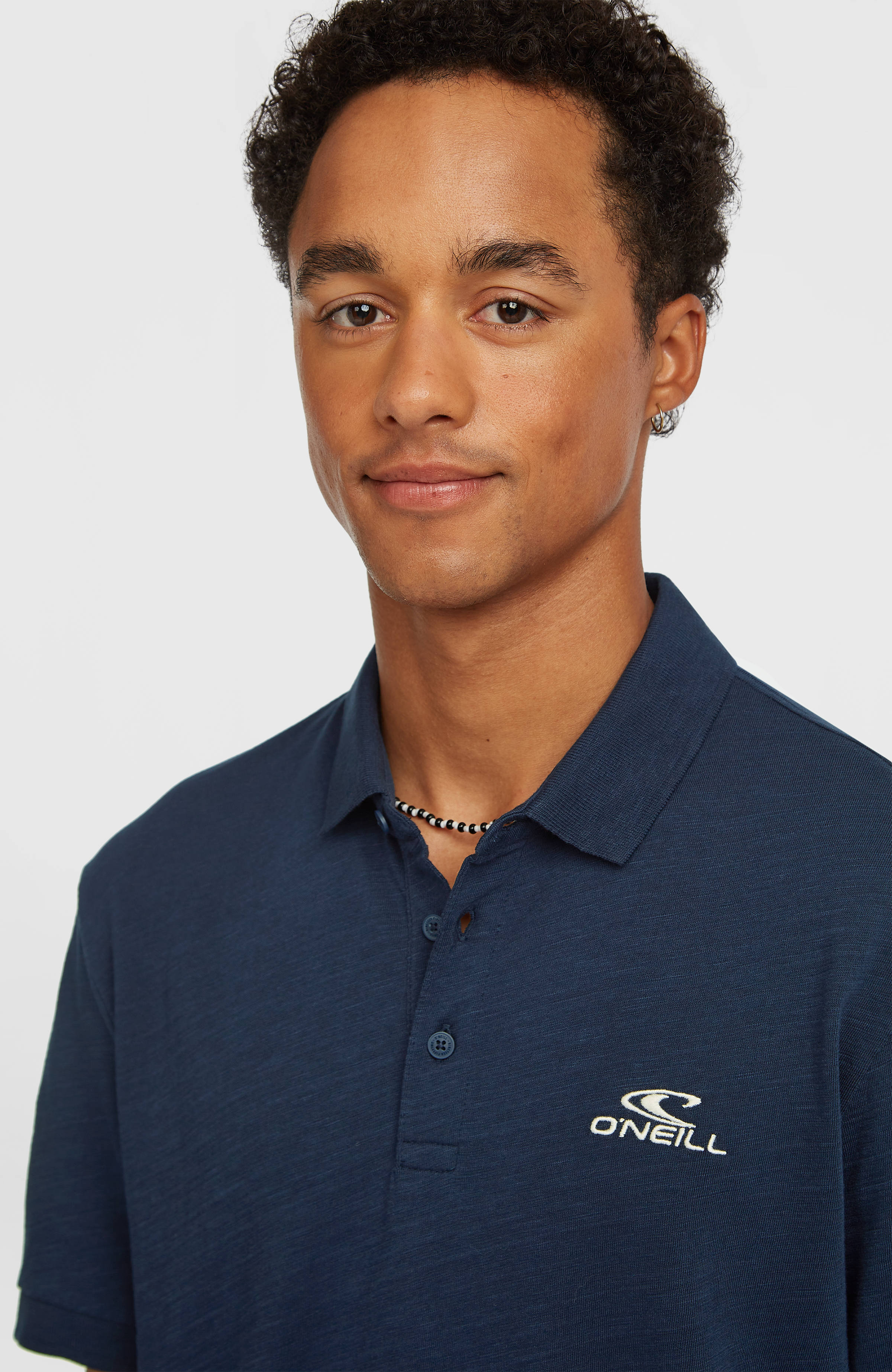 Slub Polo Ink Blue