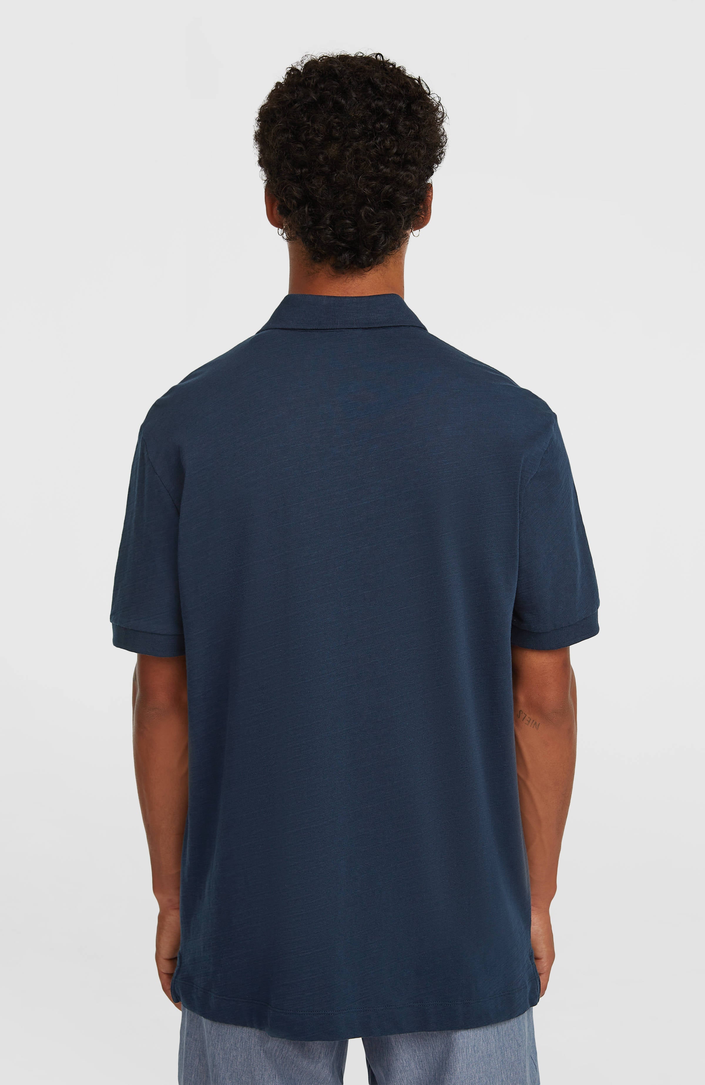 Slub Polo Ink Blue