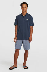 Slub Polo Ink Blue